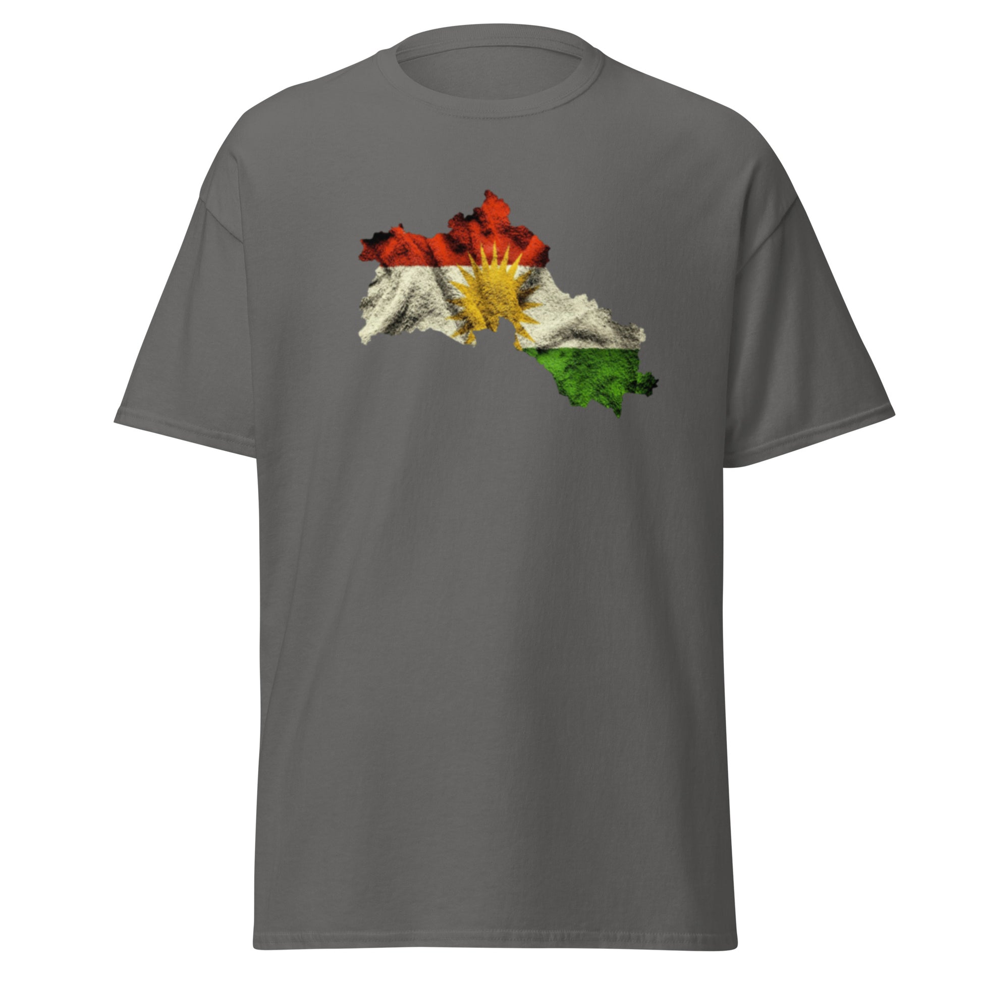 Kurdistan Map & Flag T-Shirt | Kurdish Unisex Tee - Kurdish Identity T-Shirt | MarsoniPrint