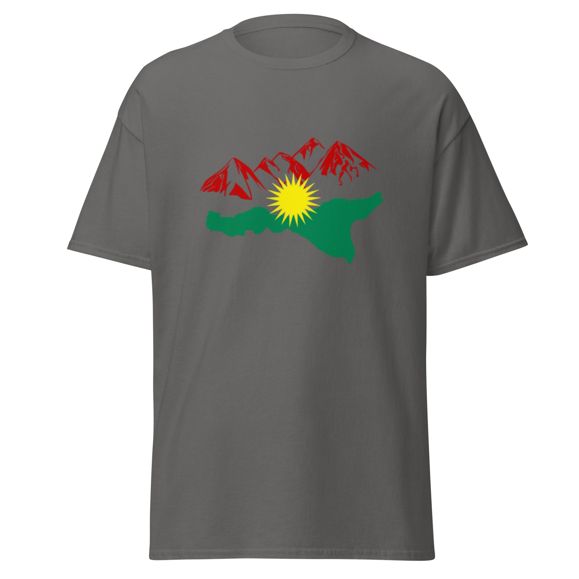 Kurdistan Mountains T-Shirt | Kurdish Nature Unisex Tee - Kurdish Identity T-Shirt | MarsoniPrint