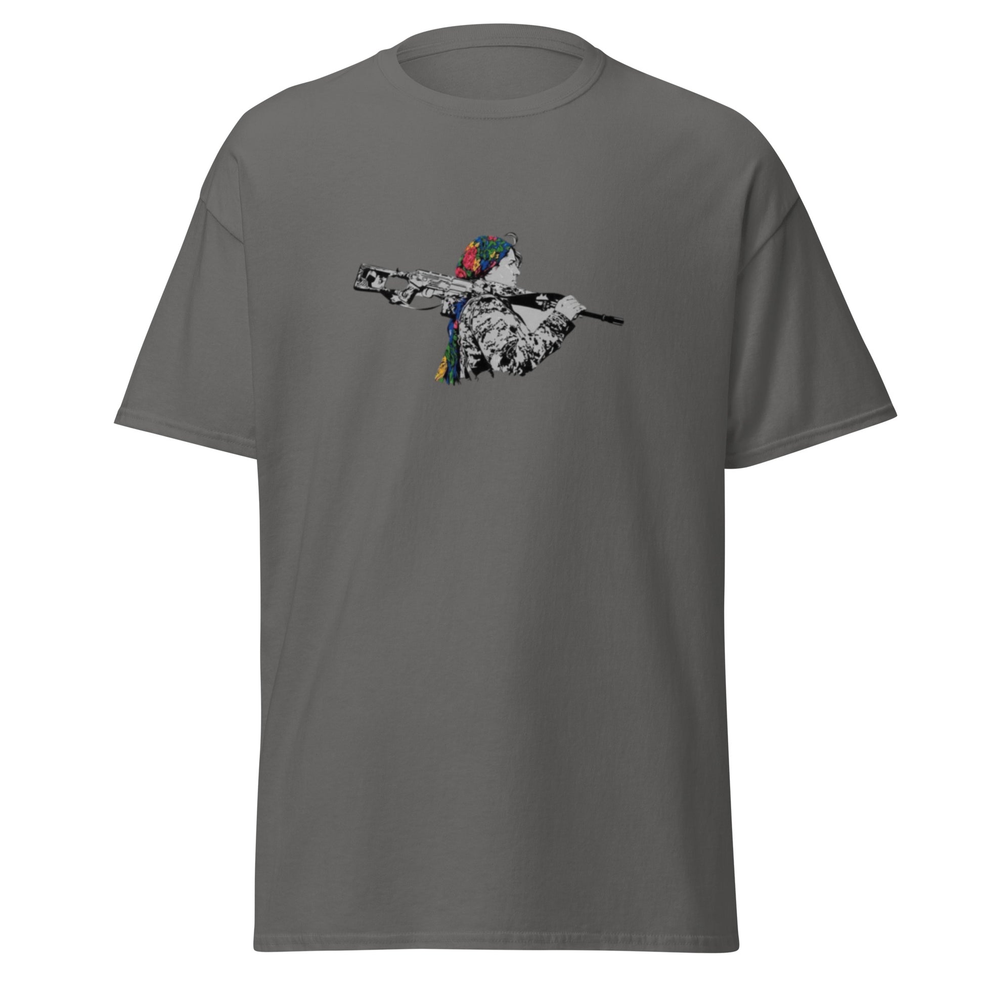 Kurdish Warrior Woman Gerilla T-Shirt | Kurdish Unisex Tee - Kurdish Identity T-Shirt | MarsoniPrint