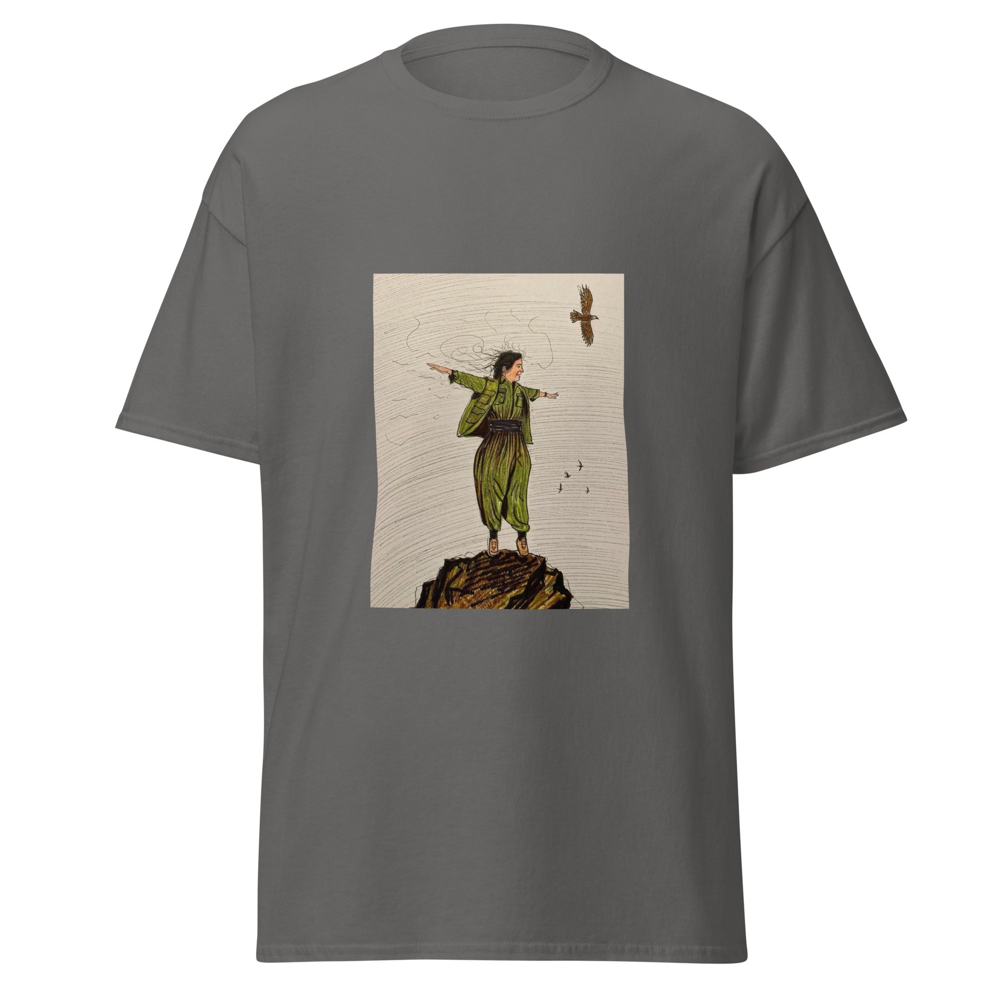 Kurdistan Gerilla T-Shirt | Kurdish Warrior Unisex Tee - Kurdish Identity T-Shirt | MarsoniPrint