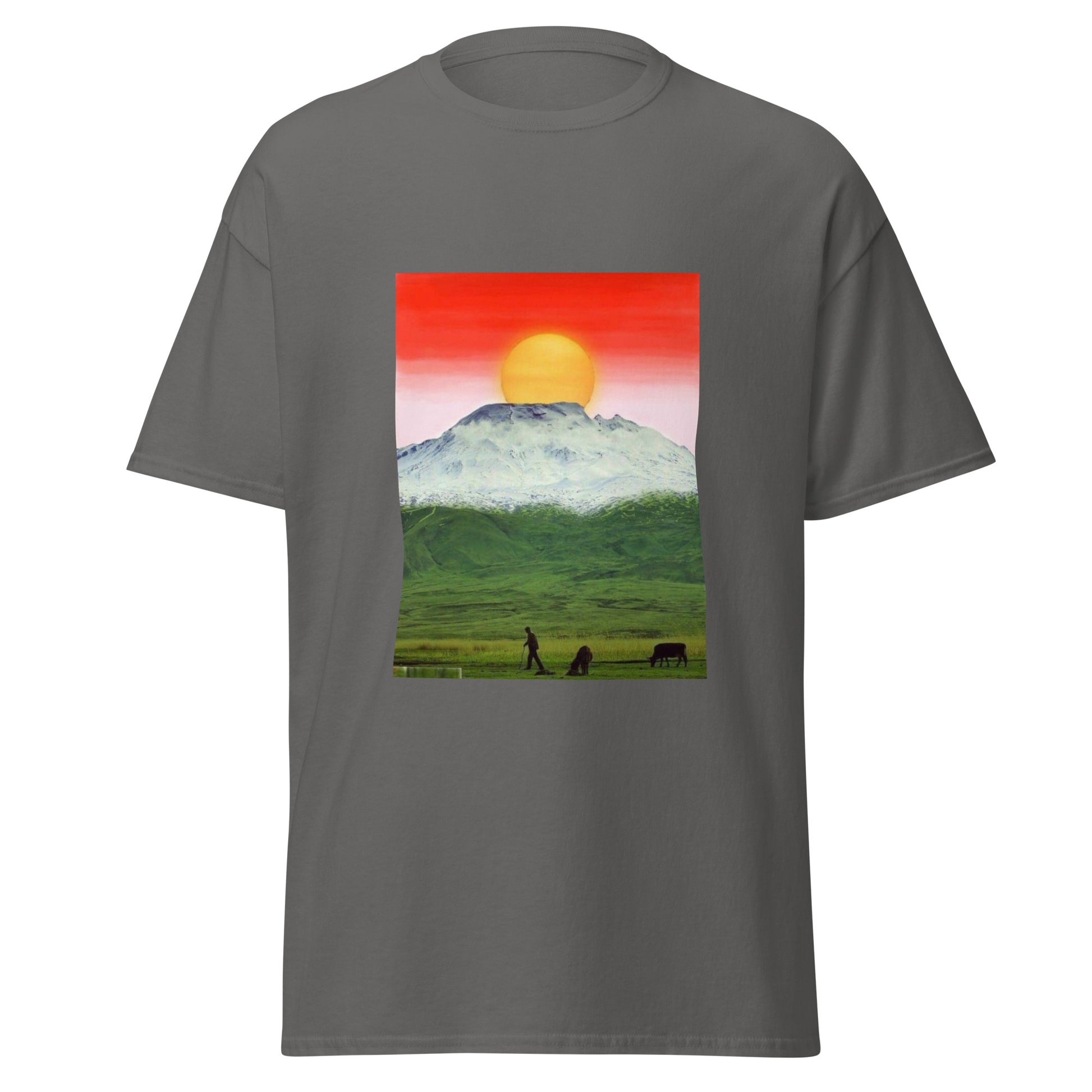 Kurdistan Mountains & Roj T-Shirt | Kurdish Unisex Tee - Kurdish Identity T-Shirt | MarsoniPrint