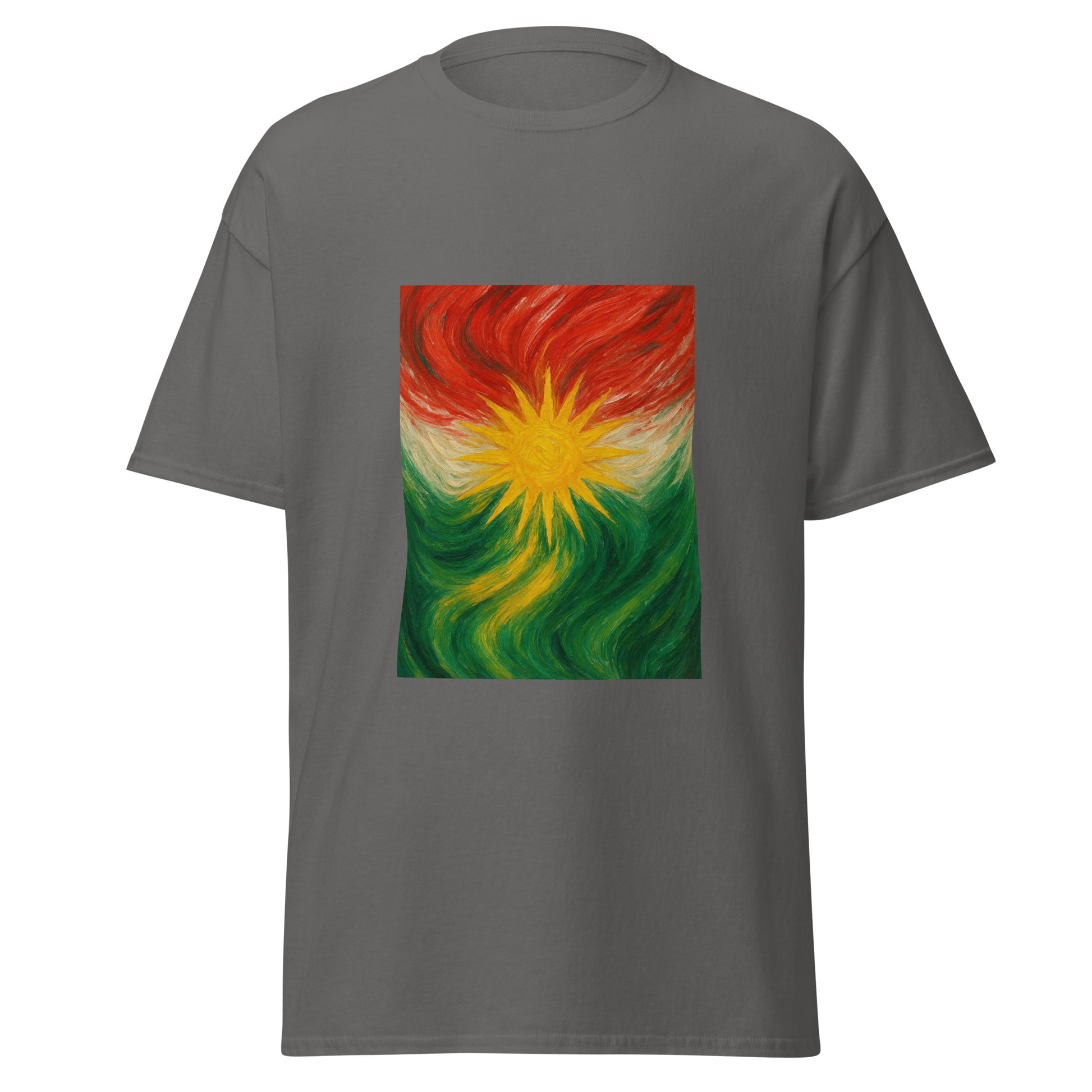 Kurdistan Flag T-Shirt | Special Design | Kurdish Unisex Tee - Kurdish Identity T-Shirt | MarsoniPrint