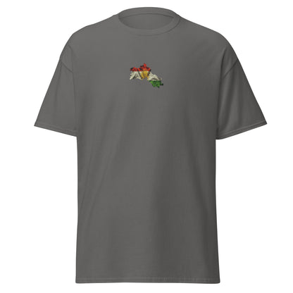 Kurdistan Flag Embroidered T-Shirt | Kurdish Unisex Tee - Kurdish Identity T-Shirt | MarsoniPrint