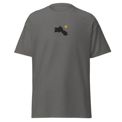 Kurdistan Map T-Shirt, Embroidered Classic Tee, MarsoniPrint - Kurdish Identity T-Shirt | MarsoniPrint