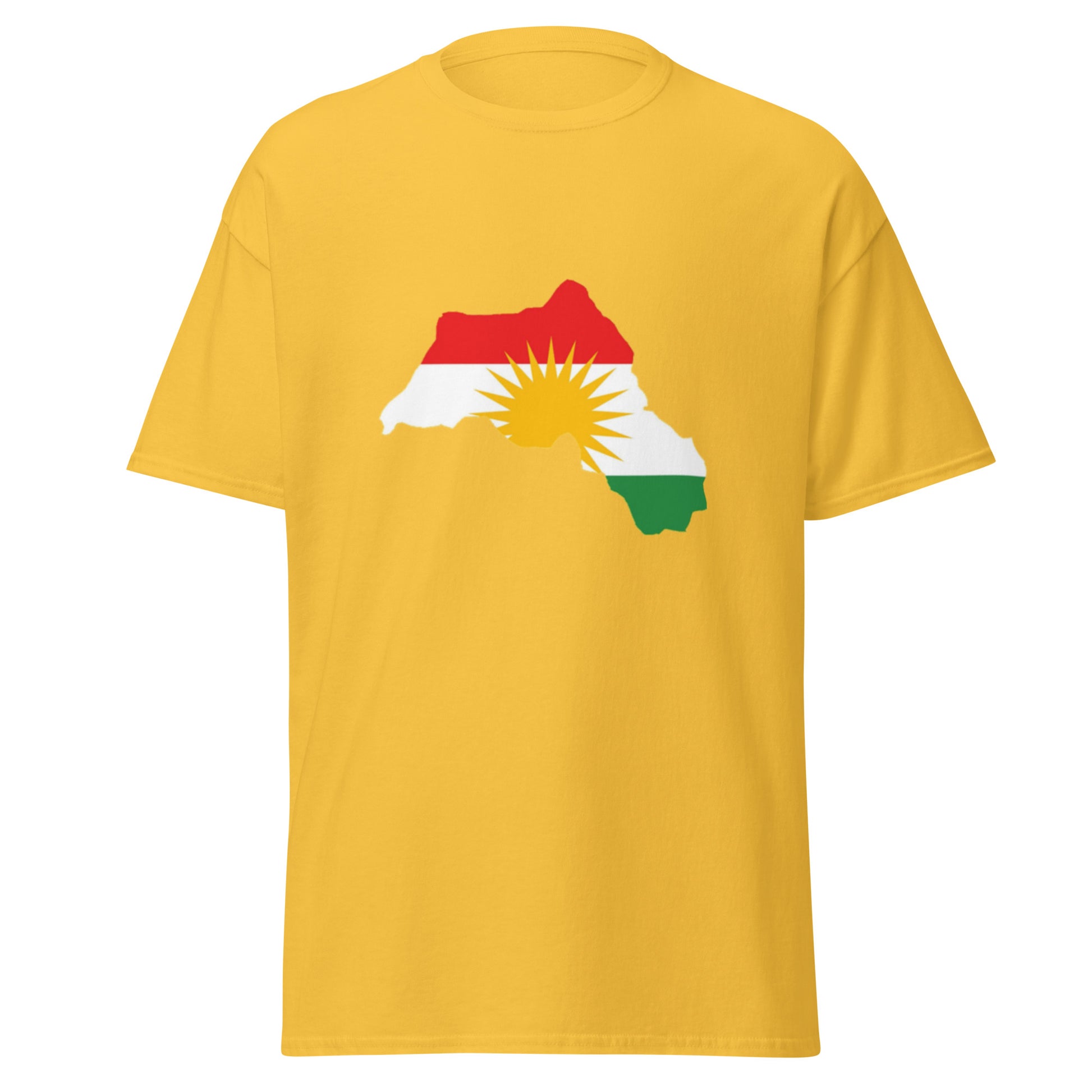 Kurdistan Map T-Shirt | Kurdish Identity Unisex Tee - Kurdish Identity T-Shirt | MarsoniPrint