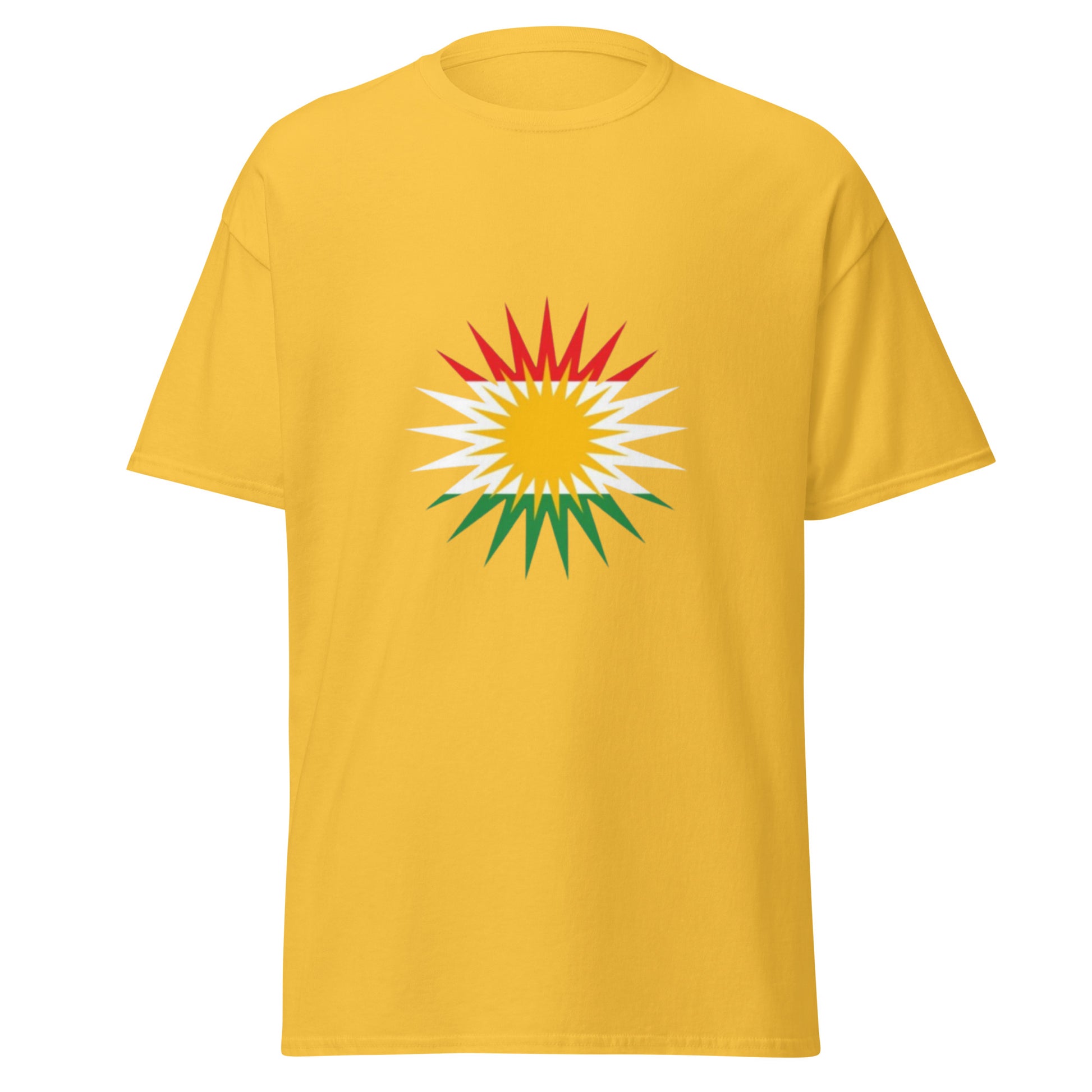 Roj Kurdistan Flag T-Shirt | Kurdish Unisex Tee - Kurdish Identity T-Shirt | MarsoniPrint