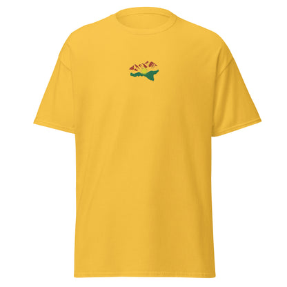 Kurdistan Mountains Embroidered T-Shirt, MarsoniPrint - Kurdish Identity T-Shirt | MarsoniPrint