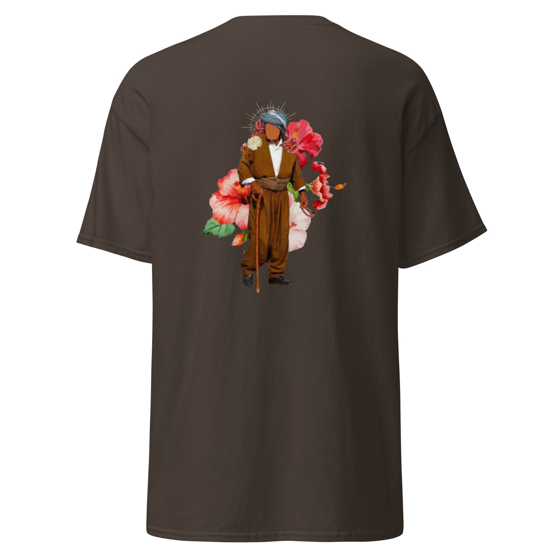 Kurdish Man T-Shirt | Back Side Printing | Kurdish Unisex Tee - Kurdish Identity T-Shirt | MarsoniPrint