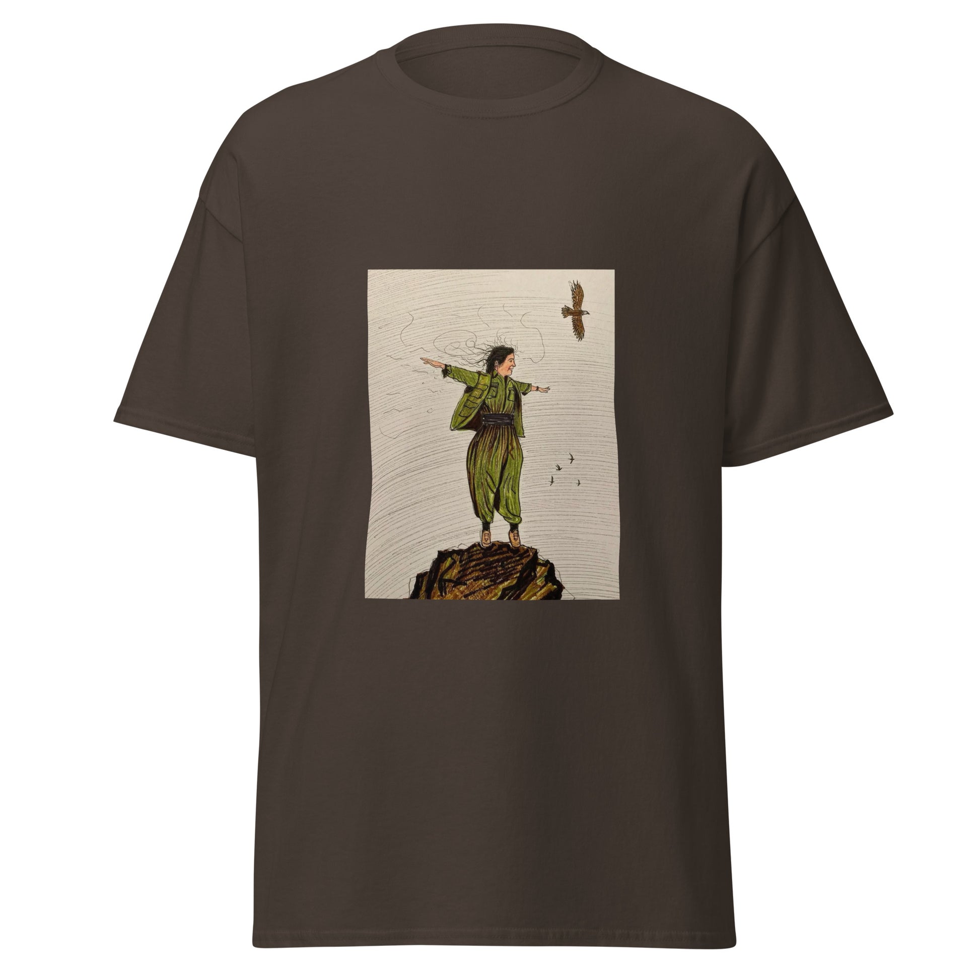 Kurdistan Gerilla T-Shirt | Kurdish Warrior Unisex Tee - Kurdish Identity T-Shirt | MarsoniPrint