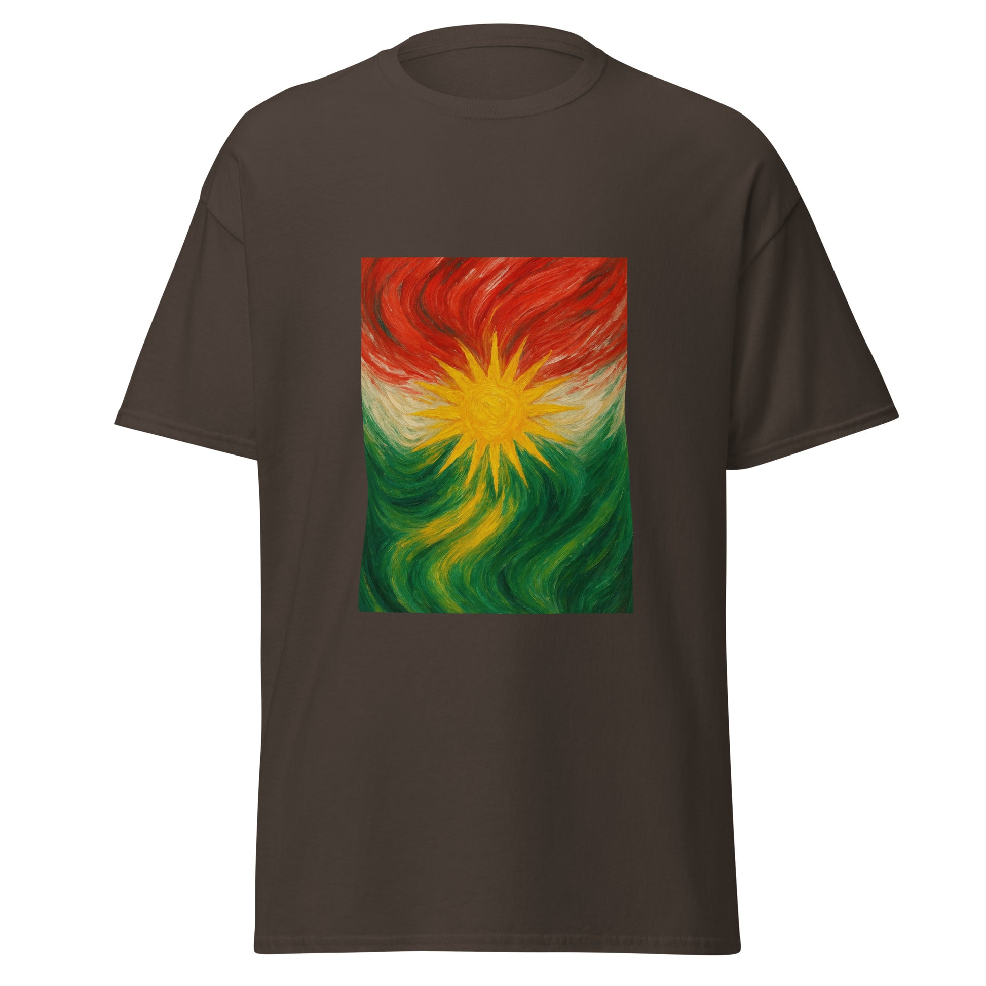 Kurdistan Flag T-Shirt | Special Design | Kurdish Unisex Tee - Kurdish Identity T-Shirt | MarsoniPrint