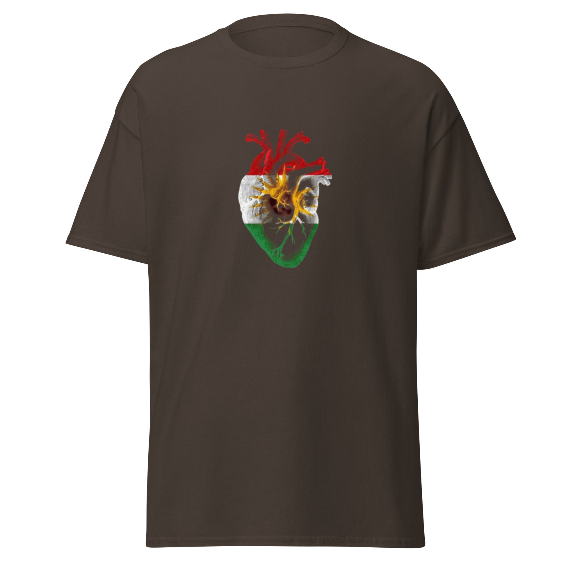 Kurdistan Heart T-Shirt | Kurdish Identity Unisex Tee - Kurdish Identity T-Shirt | MarsoniPrint