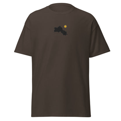 Kurdistan Map T-Shirt, Embroidered Classic Tee, MarsoniPrint - Kurdish Identity T-Shirt | MarsoniPrint