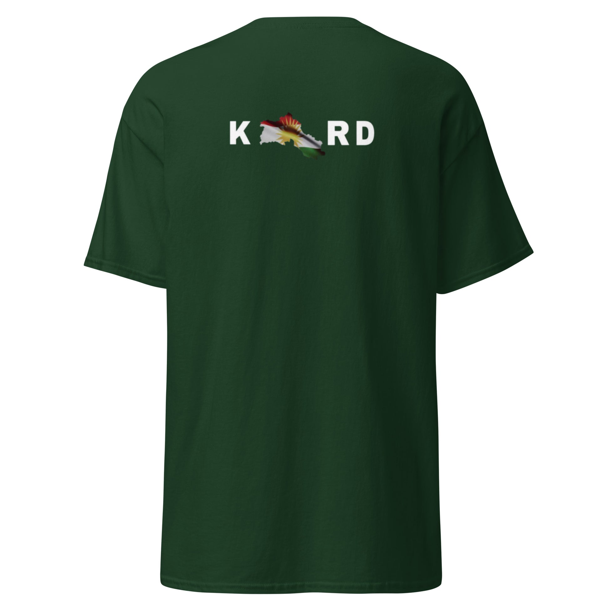 Kurd T-Shirt | Back Side Printing | Kurdish Unisex Tee - Kurdish Identity T-Shirt | MarsoniPrint