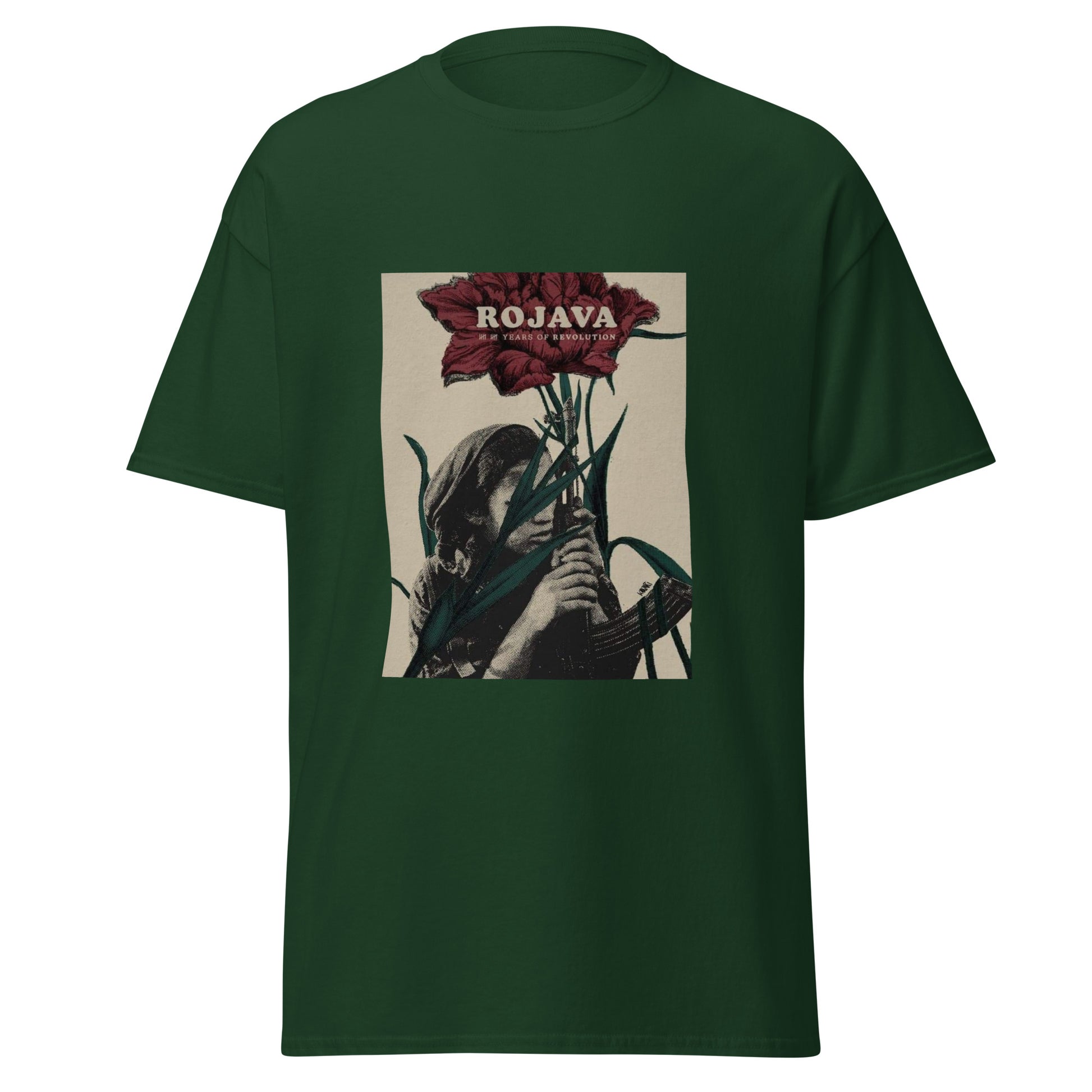 Rojava T-Shirt | Kurdish Revolution Unisex Tee - Kurdish Identity T-Shirt | MarsoniPrint