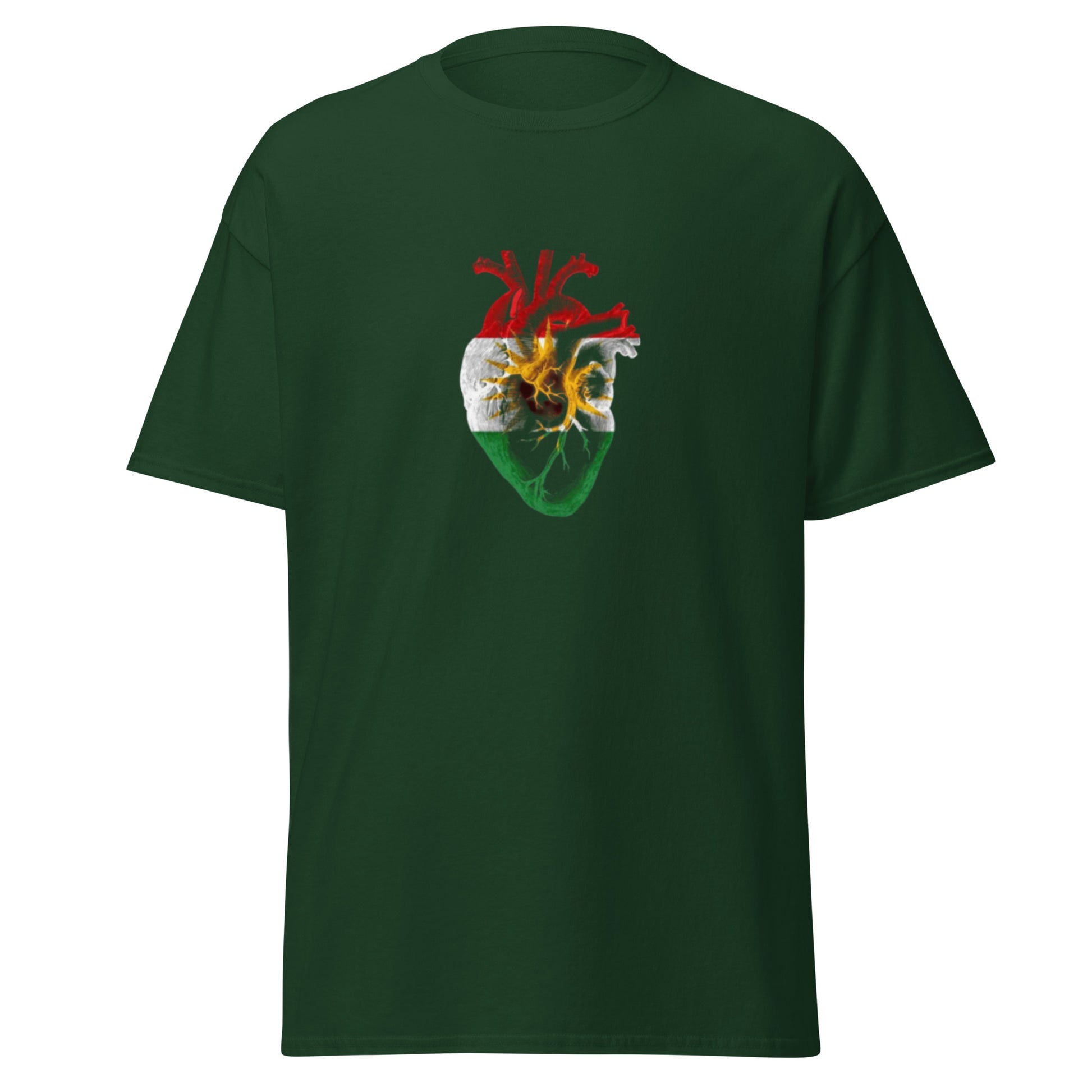 Kurdistan Heart T-Shirt | Kurdish Identity Unisex Tee - Kurdish Identity T-Shirt | MarsoniPrint