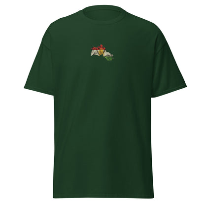 Kurdistan Flag Embroidered T-Shirt | Kurdish Unisex Tee - Kurdish Identity T-Shirt | MarsoniPrint