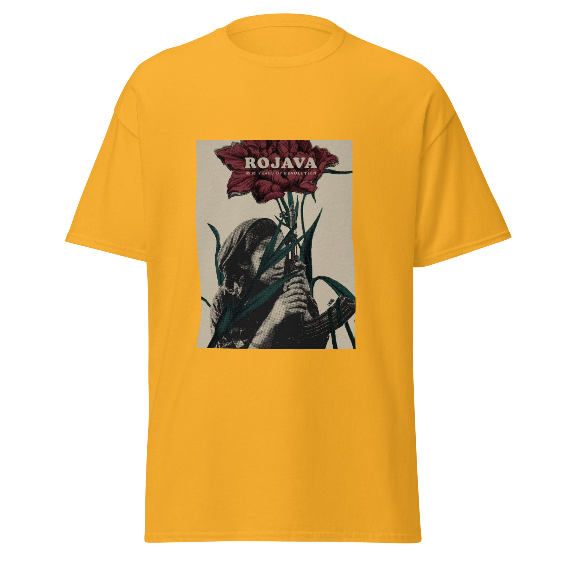 Rojava T-Shirt | Kurdish Revolution Unisex Tee - Kurdish Identity T-Shirt | MarsoniPrint