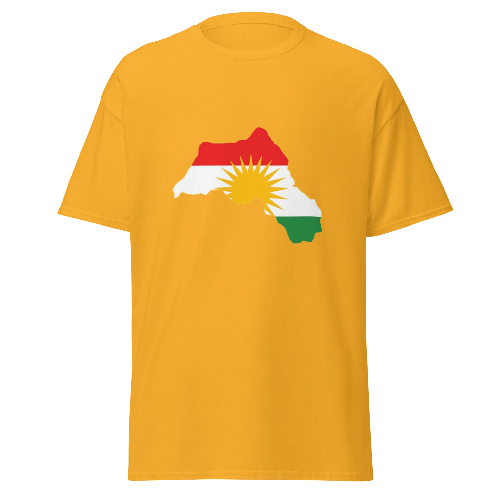 Kurdistan Map T-Shirt | Kurdish Identity Unisex Tee - Kurdish Identity T-Shirt | MarsoniPrint