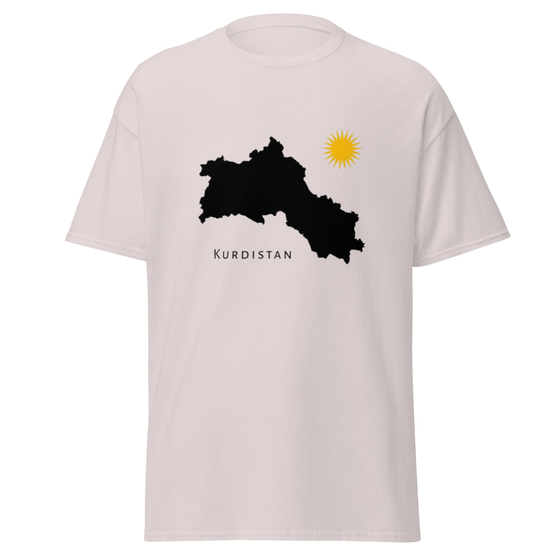 Kurdistan Map T-Shirt | Kurdish Homeland Unisex Tee - Kurdish Identity T-Shirt | MarsoniPrint