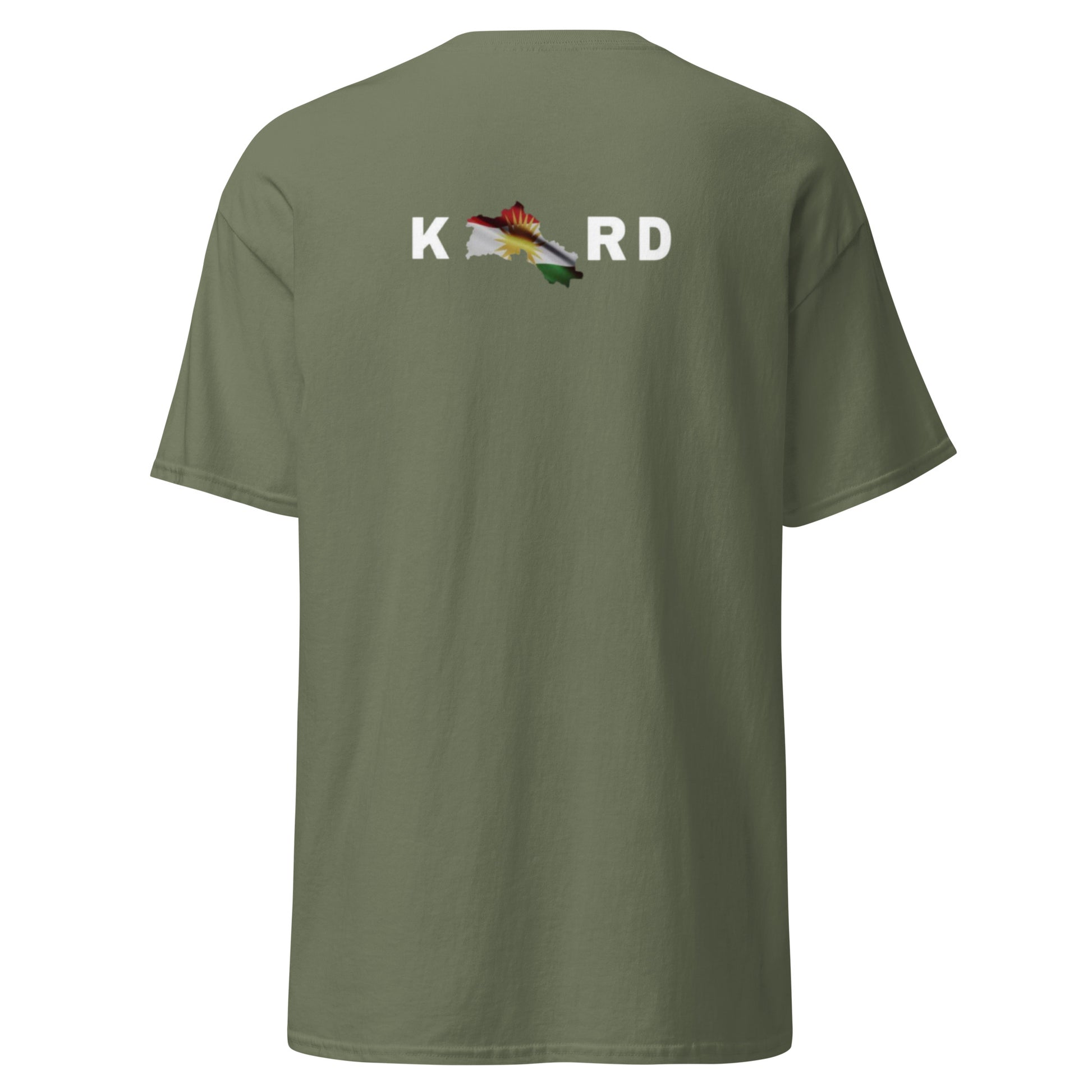 Kurd T-Shirt | Back Side Printing | Kurdish Unisex Tee - Kurdish Identity T-Shirt | MarsoniPrint