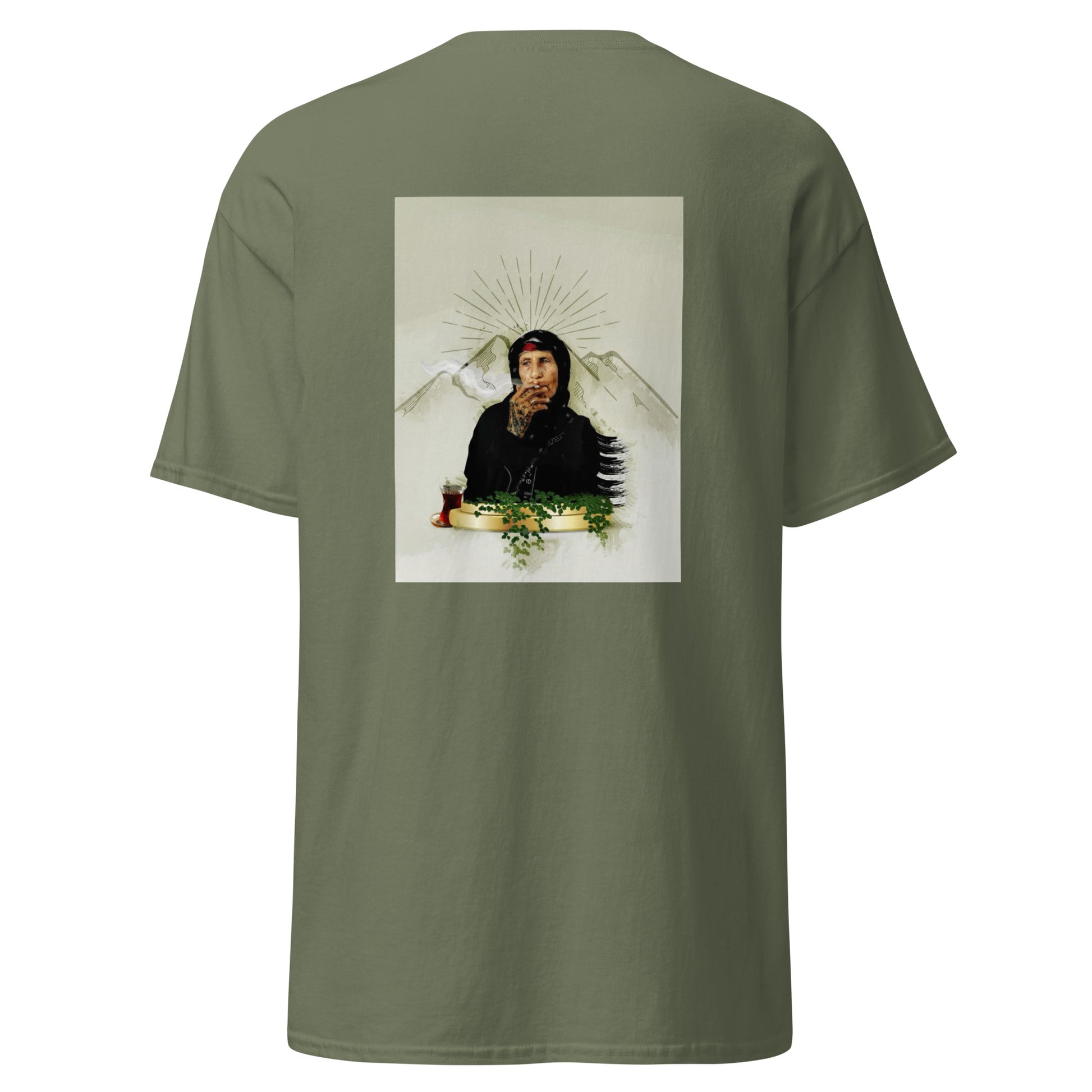 Old Kurdish Women T-Shirt | Kurdish Heritage Unisex Tee - Kurdish Identity T-Shirt | MarsoniPrint