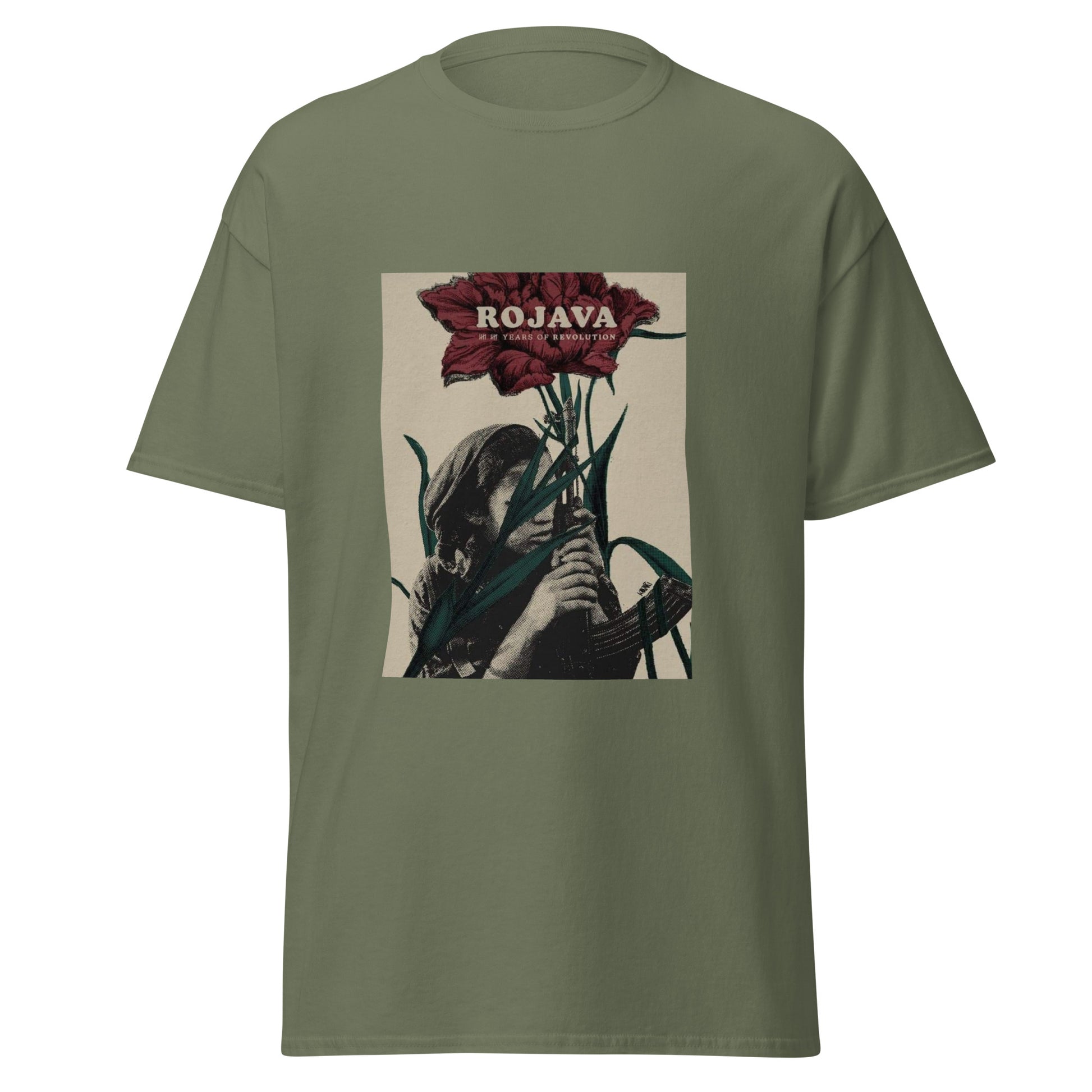 Rojava T-Shirt | Kurdish Revolution Unisex Tee - Kurdish Identity T-Shirt | MarsoniPrint
