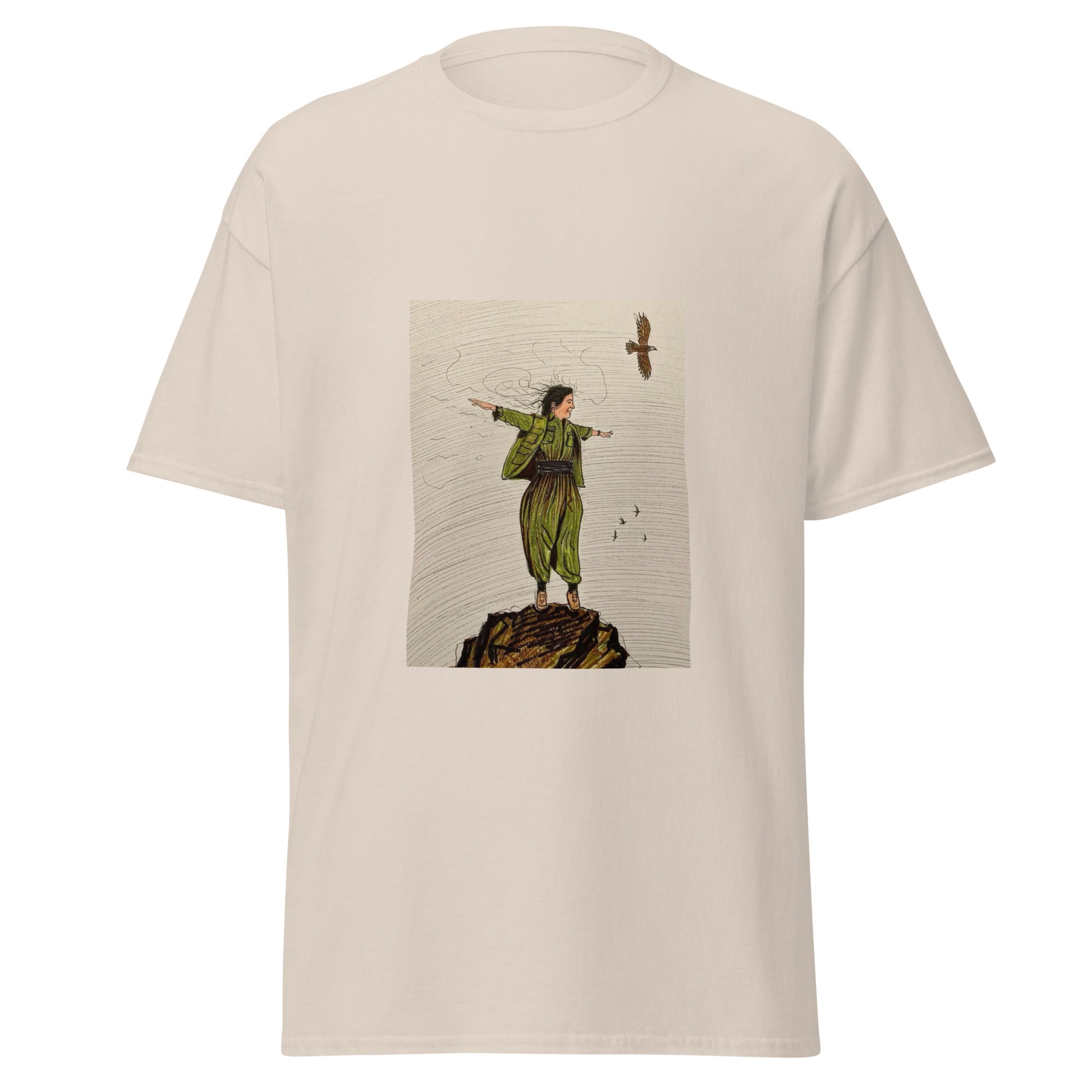 Kurdistan Gerilla T-Shirt | Kurdish Warrior Unisex Tee - Kurdish Identity T-Shirt | MarsoniPrint