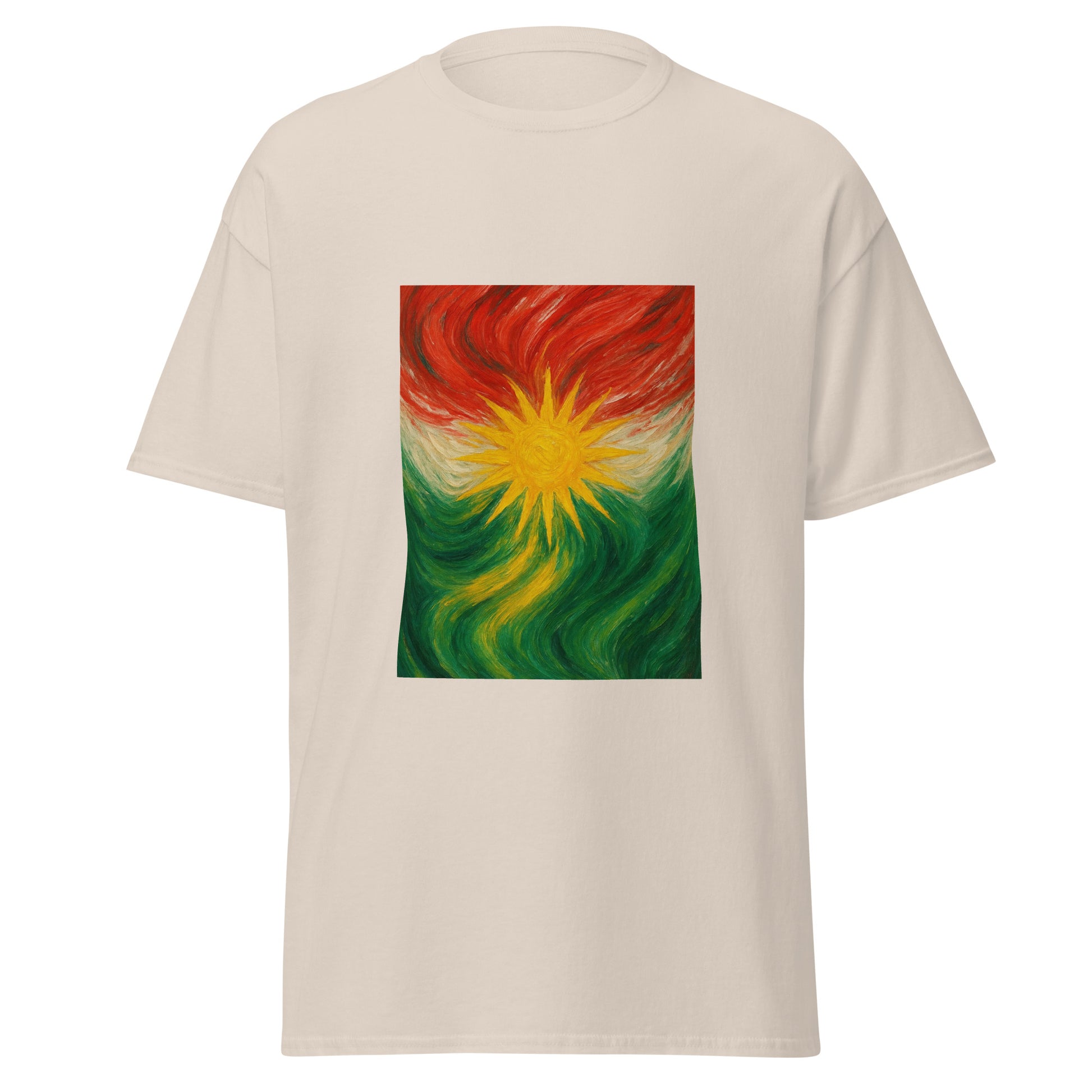 Kurdistan Flag T-Shirt | Special Design | Kurdish Unisex Tee - Kurdish Identity T-Shirt | MarsoniPrint