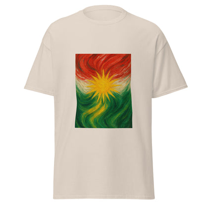 Kurdistan Flag T-Shirt | Special Design | Kurdish Unisex Tee - Kurdish Identity T-Shirt | MarsoniPrint
