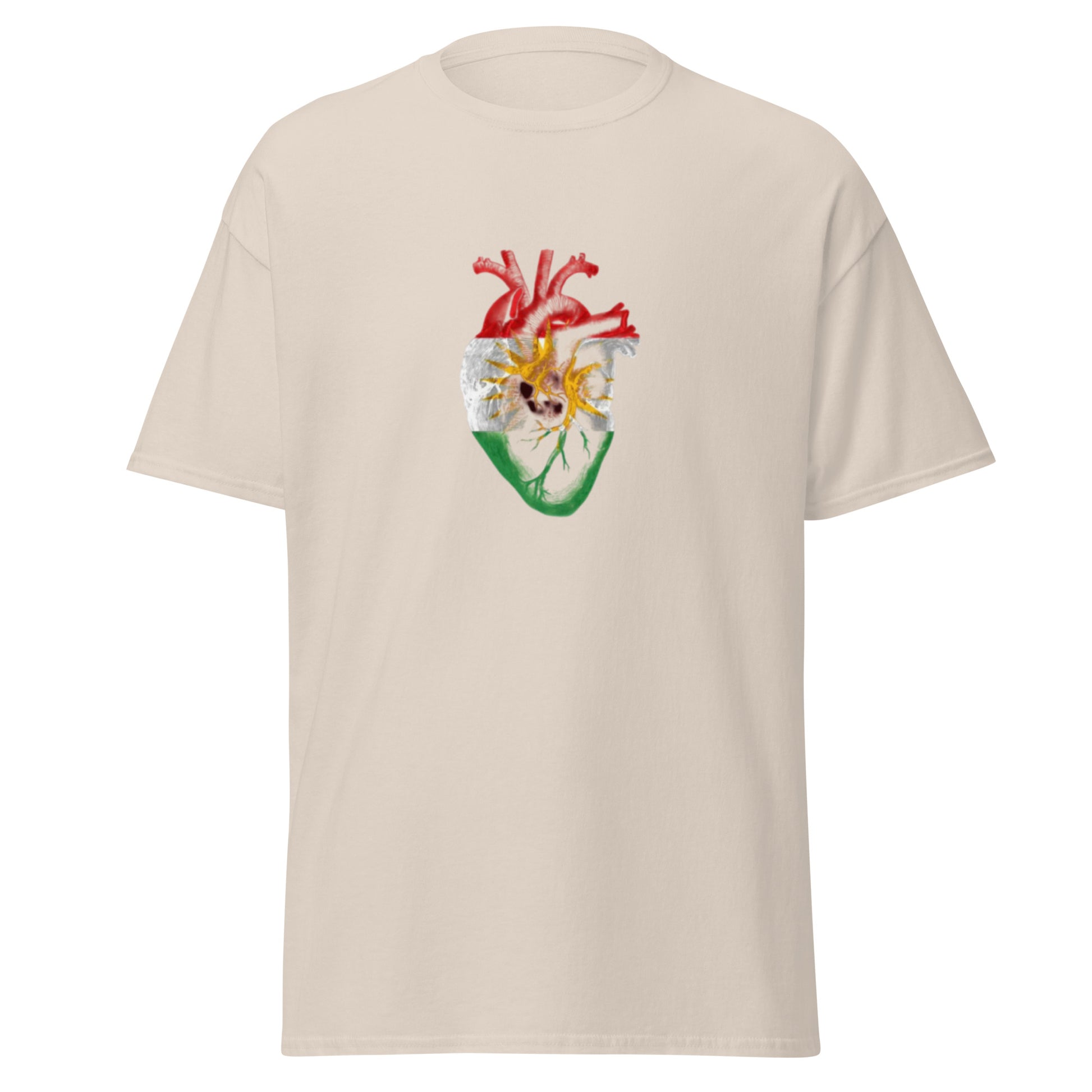 Kurdistan Heart T-Shirt | Kurdish Identity Unisex Tee - Kurdish Identity T-Shirt | MarsoniPrint