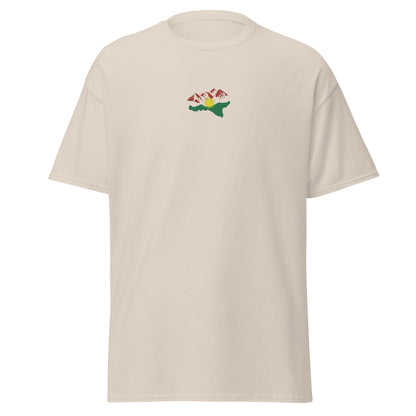 Kurdistan Mountains Embroidered T-Shirt, MarsoniPrint - Kurdish Identity T-Shirt | MarsoniPrint