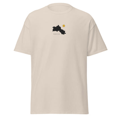 Kurdistan Map T-Shirt, Embroidered Classic Tee, MarsoniPrint - Kurdish Identity T-Shirt | MarsoniPrint