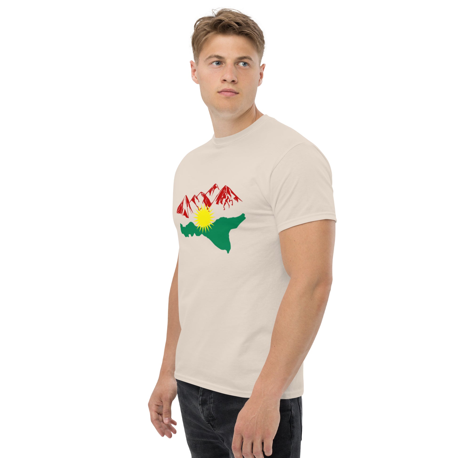 Kurdistan Mountains T-Shirt | Kurdish Nature Unisex Tee - Kurdish Identity T-Shirt | MarsoniPrint