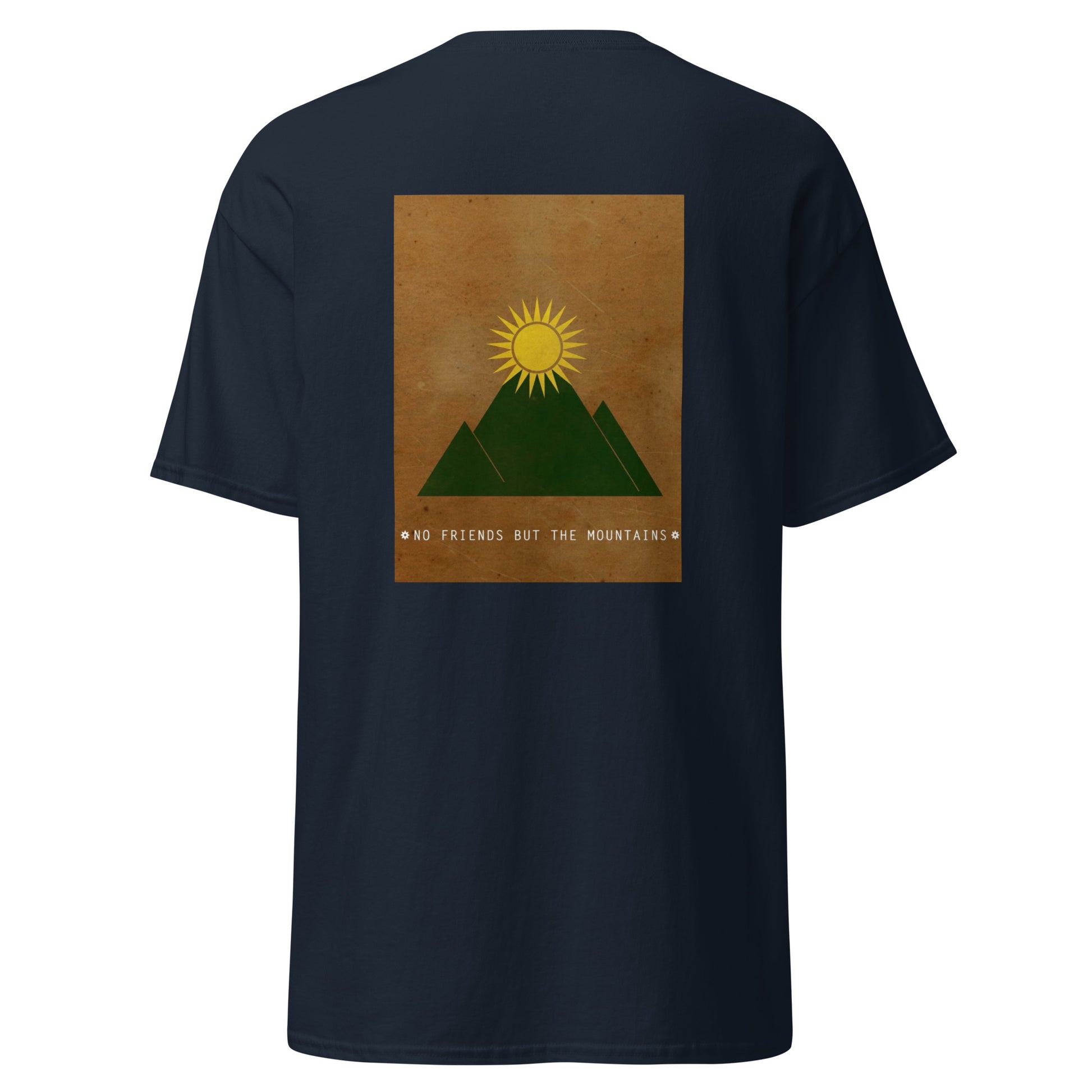 Kurdistan Mountains Unisex Classic Tee, Back Side Printing - Kurdish Identity T-Shirt | MarsoniPrint