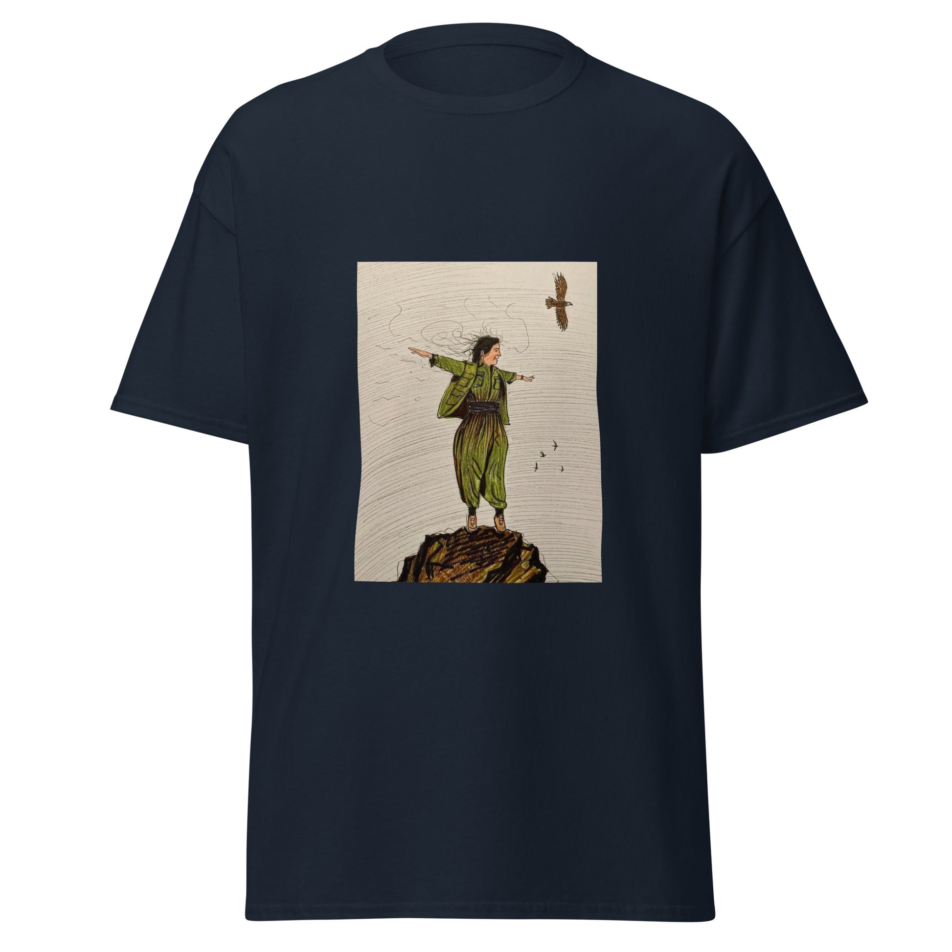 Kurdistan Gerilla T-Shirt | Kurdish Warrior Unisex Tee - Kurdish Identity T-Shirt | MarsoniPrint