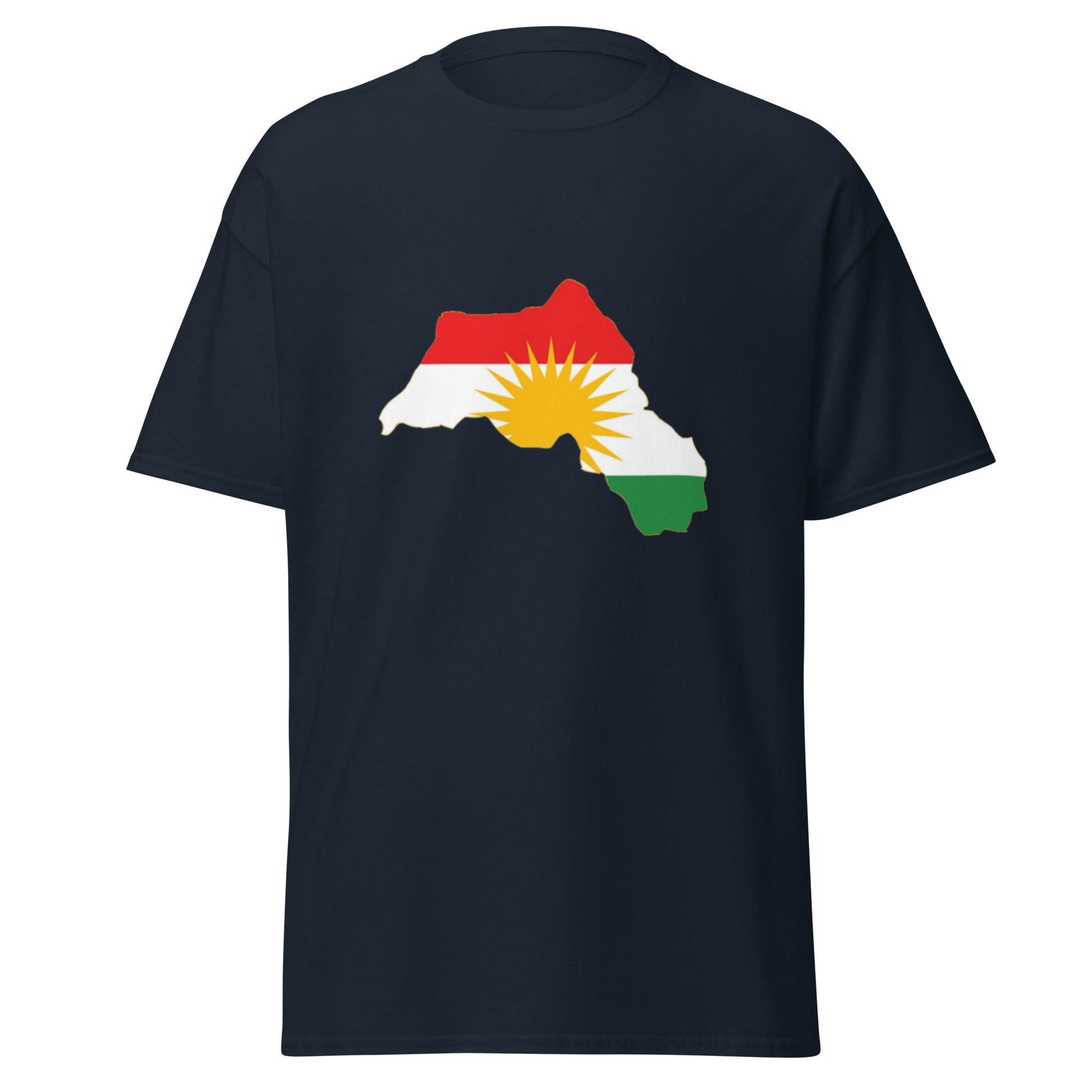 Kurdistan Map T-Shirt | Kurdish Identity Unisex Tee - Kurdish Identity T-Shirt | MarsoniPrint