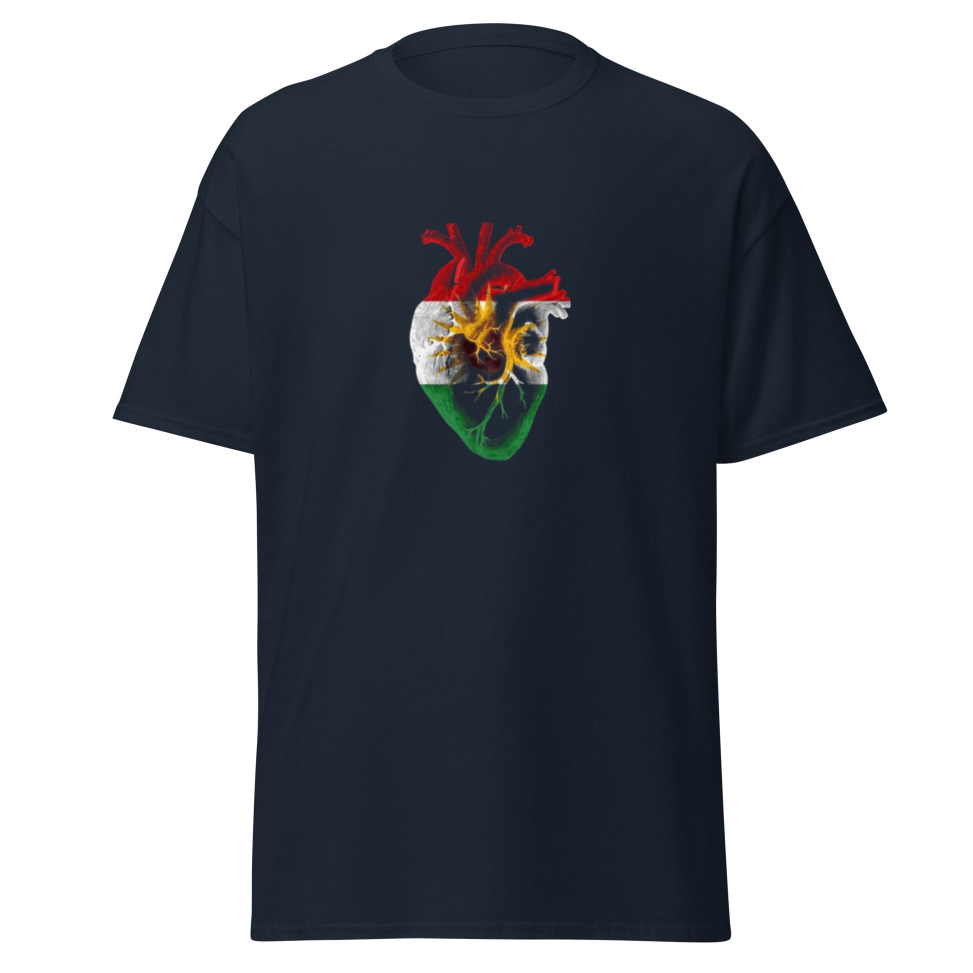 Kurdistan Heart T-Shirt | Kurdish Identity Unisex Tee - Kurdish Identity T-Shirt | MarsoniPrint