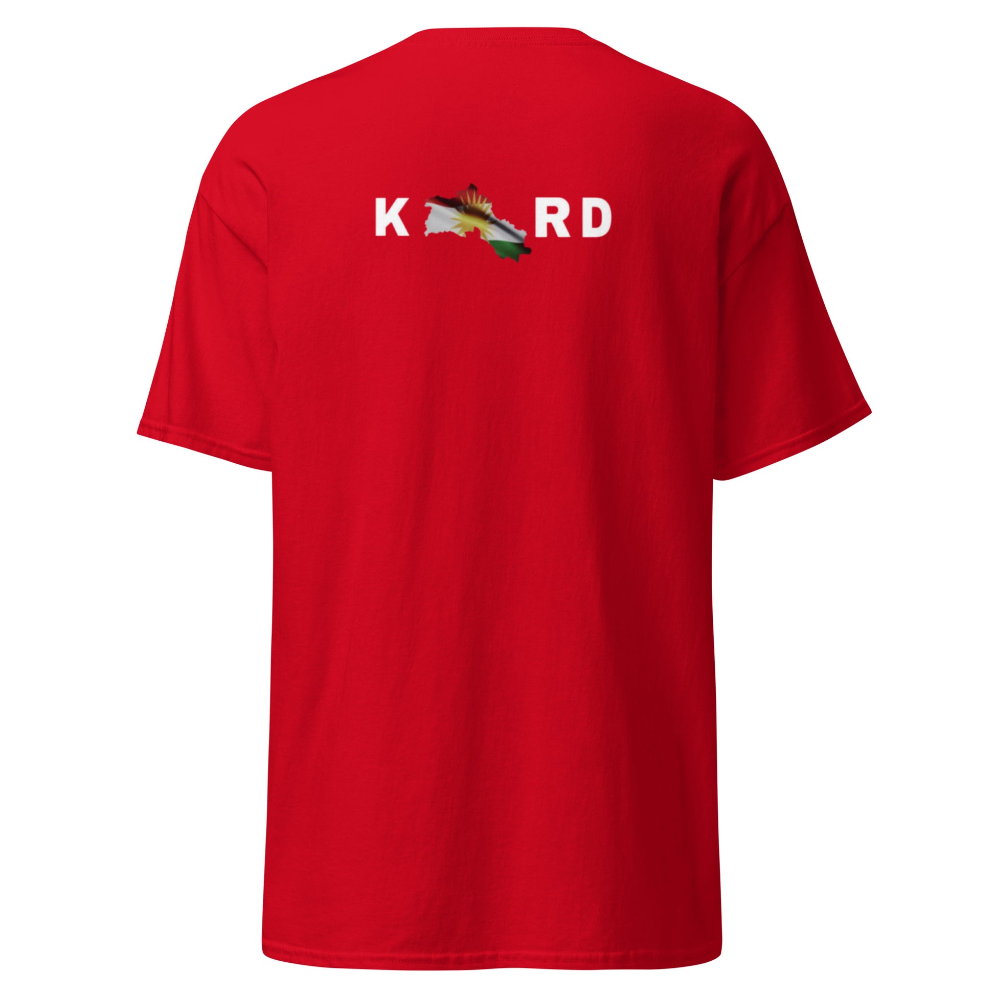 Kurd T-Shirt | Back Side Printing | Kurdish Unisex Tee - Kurdish Identity T-Shirt | MarsoniPrint