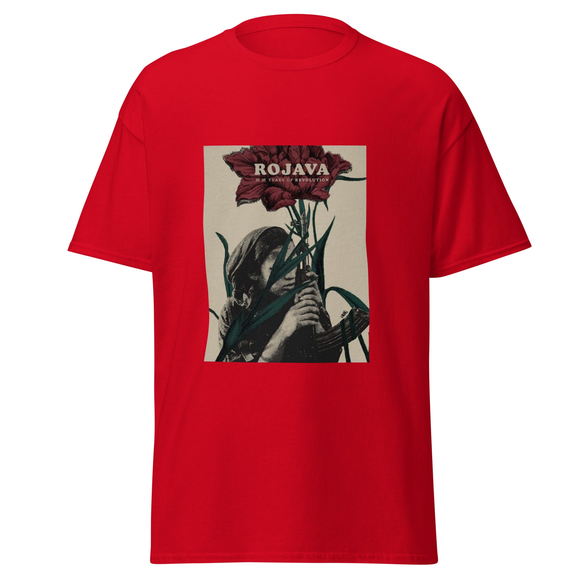 Rojava T-Shirt | Kurdish Revolution Unisex Tee - Kurdish Identity T-Shirt | MarsoniPrint