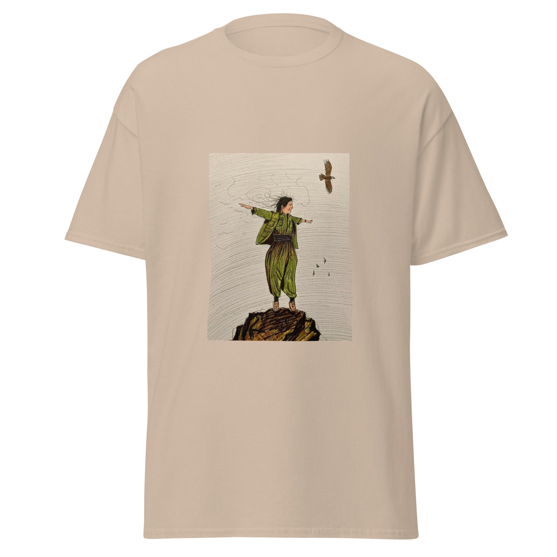 Kurdistan Gerilla T-Shirt | Kurdish Warrior Unisex Tee - Kurdish Identity T-Shirt | MarsoniPrint