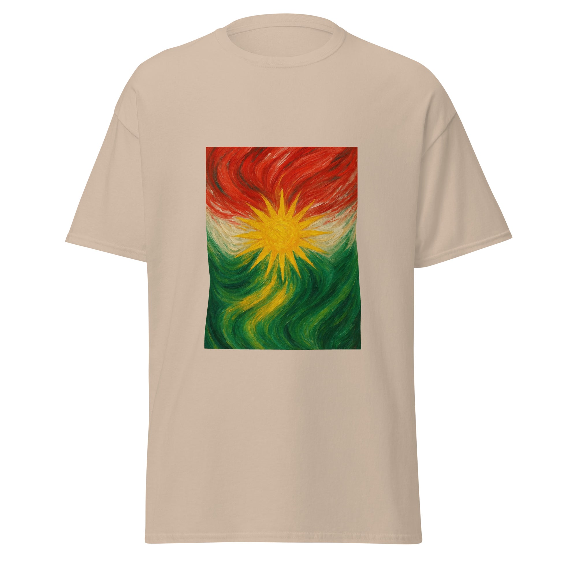 Kurdistan Flag T-Shirt | Special Design | Kurdish Unisex Tee - Kurdish Identity T-Shirt | MarsoniPrint