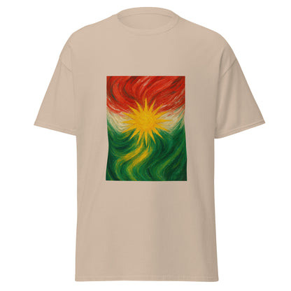 Kurdistan Flag T-Shirt | Special Design | Kurdish Unisex Tee - Kurdish Identity T-Shirt | MarsoniPrint