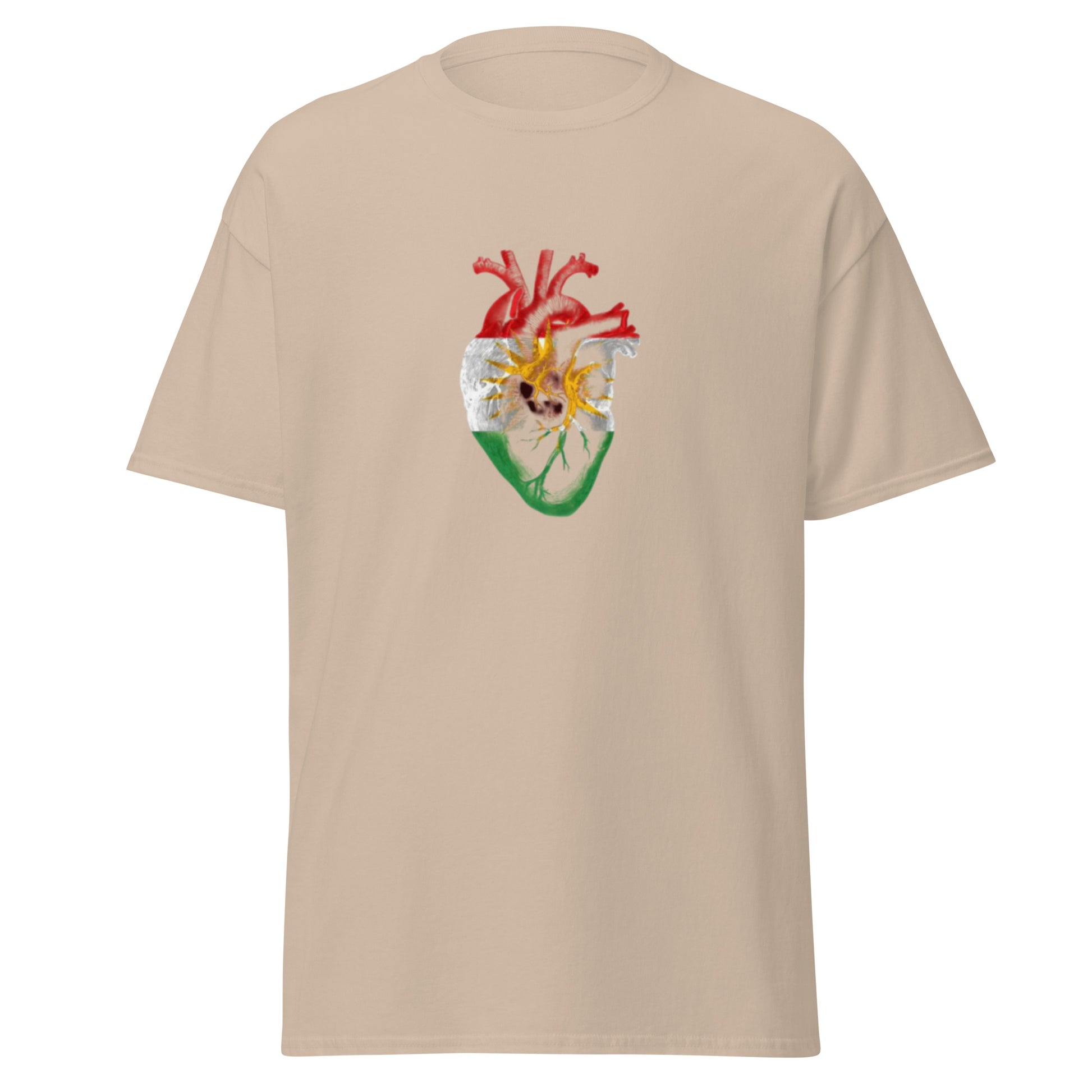 Kurdistan Heart T-Shirt | Kurdish Identity Unisex Tee - Kurdish Identity T-Shirt | MarsoniPrint