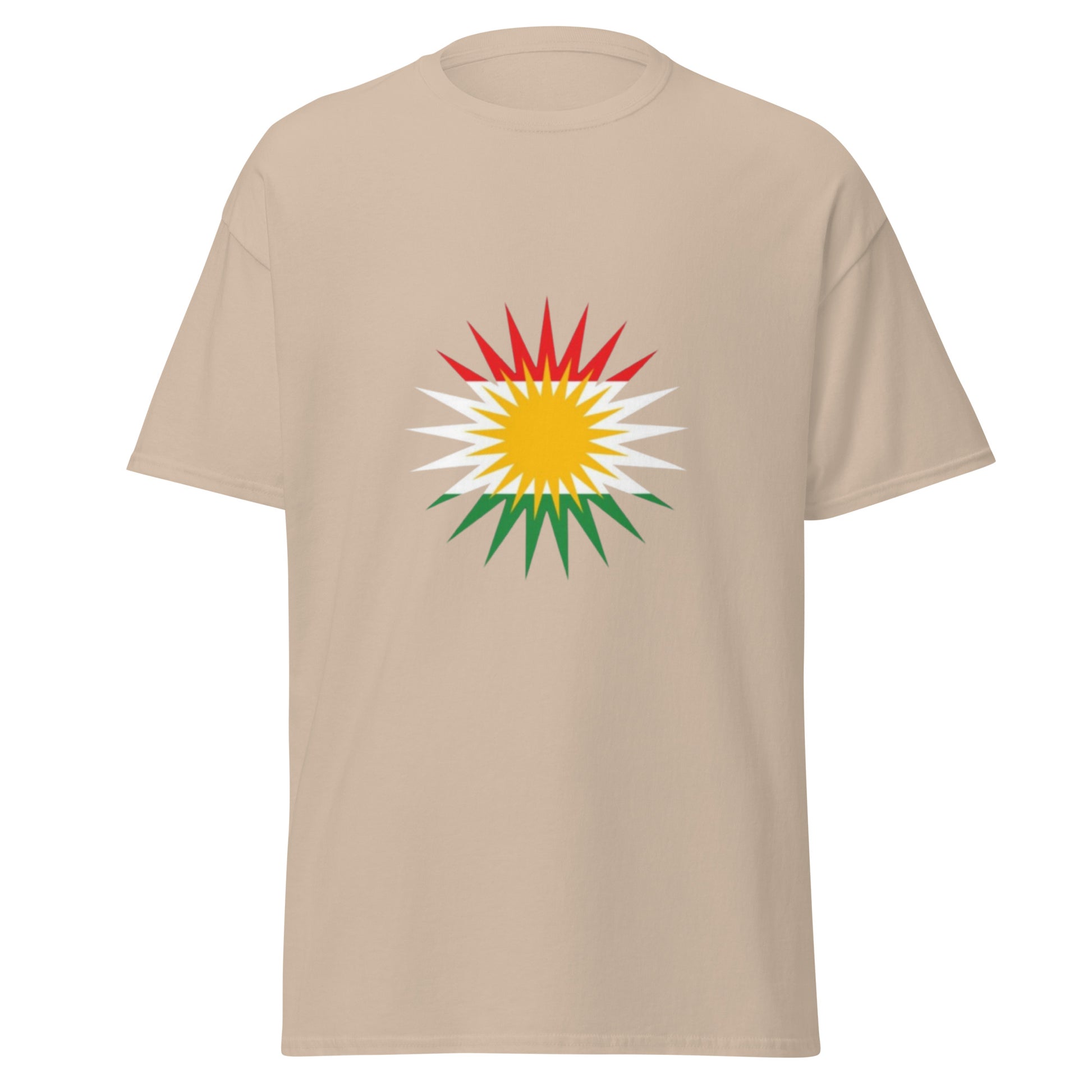 Roj Kurdistan Flag T-Shirt | Kurdish Unisex Tee - Kurdish Identity T-Shirt | MarsoniPrint