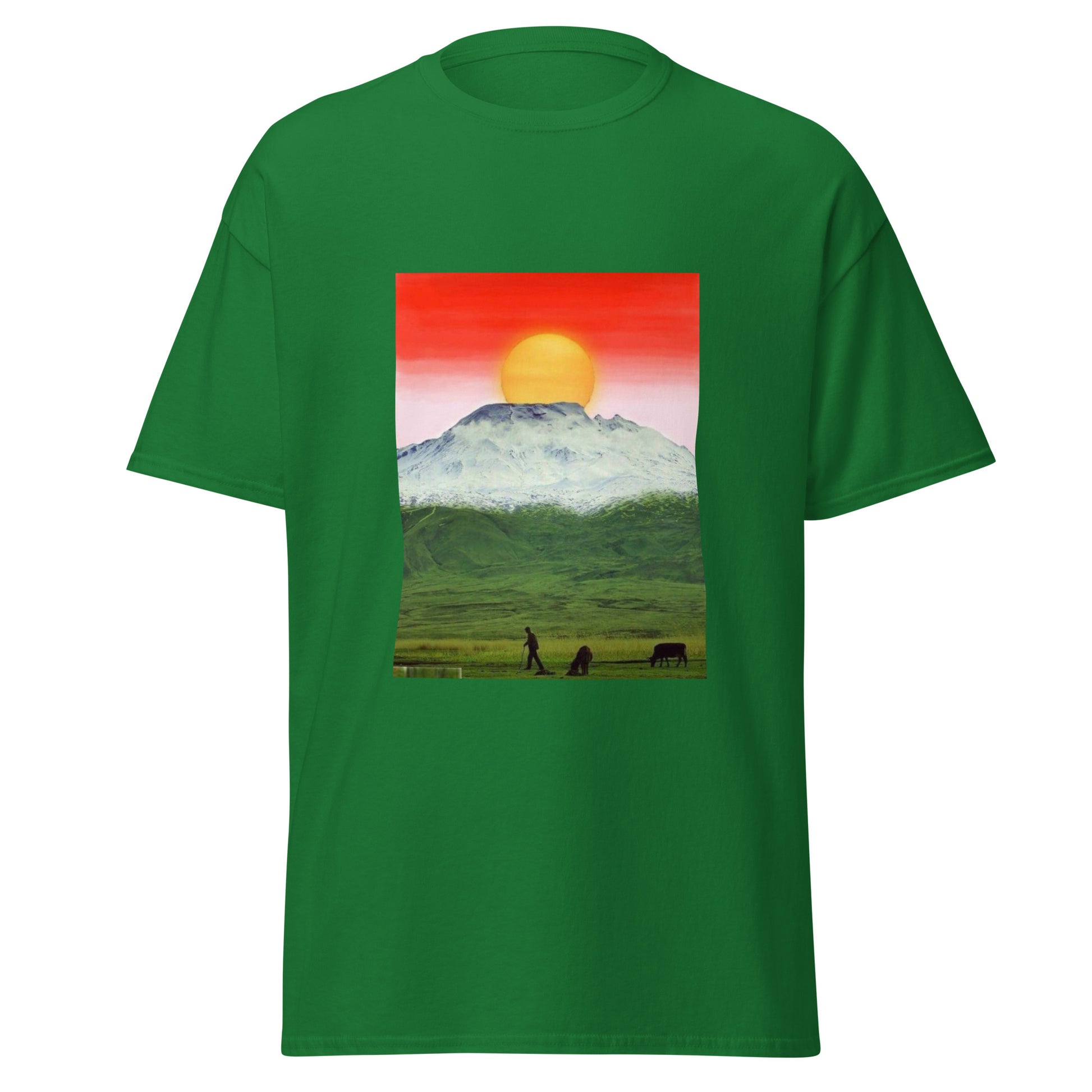 Kurdistan Mountains & Roj T-Shirt | Kurdish Unisex Tee - Kurdish Identity T-Shirt | MarsoniPrint