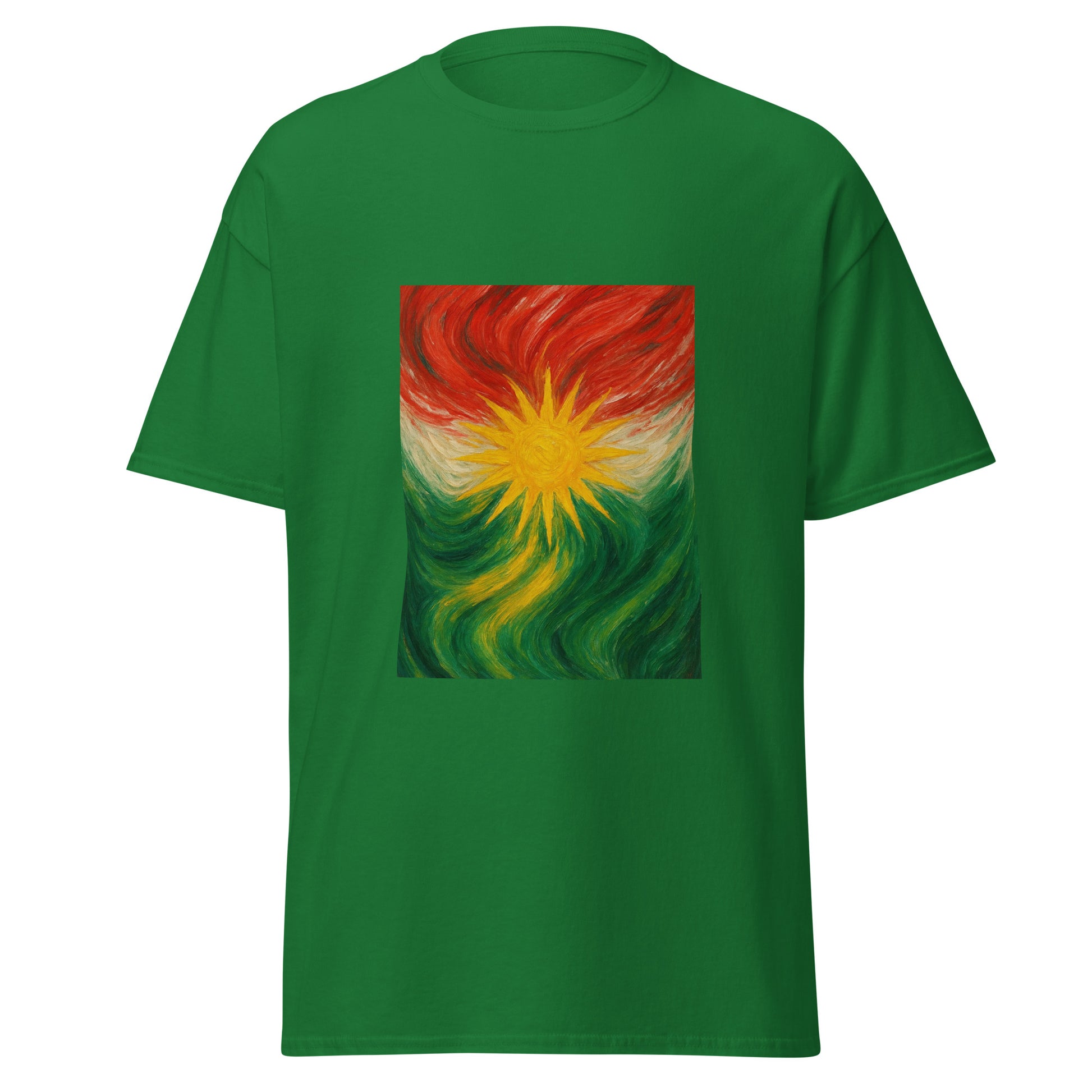 Kurdistan Flag T-Shirt | Special Design | Kurdish Unisex Tee - Kurdish Identity T-Shirt | MarsoniPrint