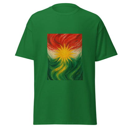 Kurdistan Flag T-Shirt | Special Design | Kurdish Unisex Tee - Kurdish Identity T-Shirt | MarsoniPrint