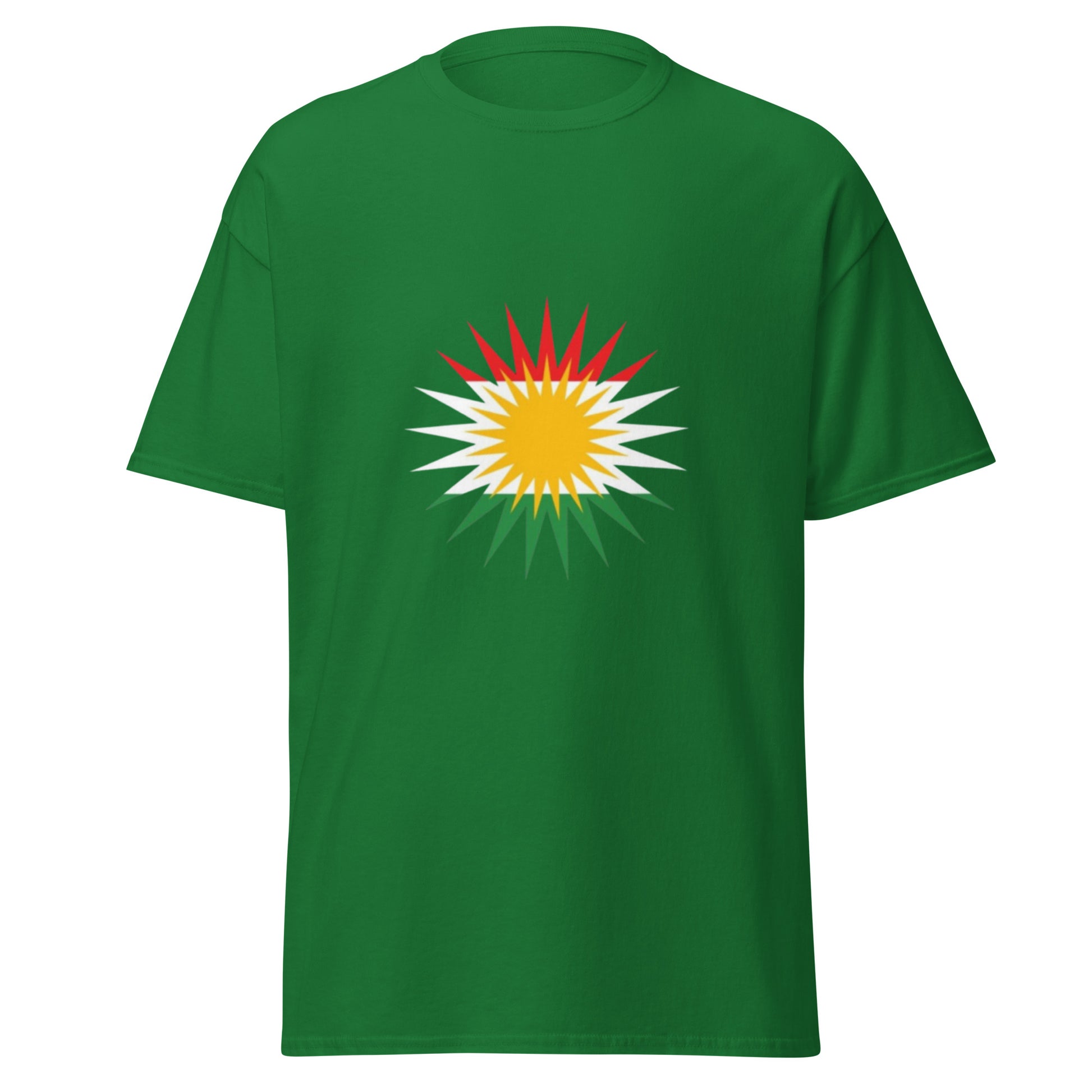 Roj Kurdistan Flag T-Shirt | Kurdish Unisex Tee - Kurdish Identity T-Shirt | MarsoniPrint