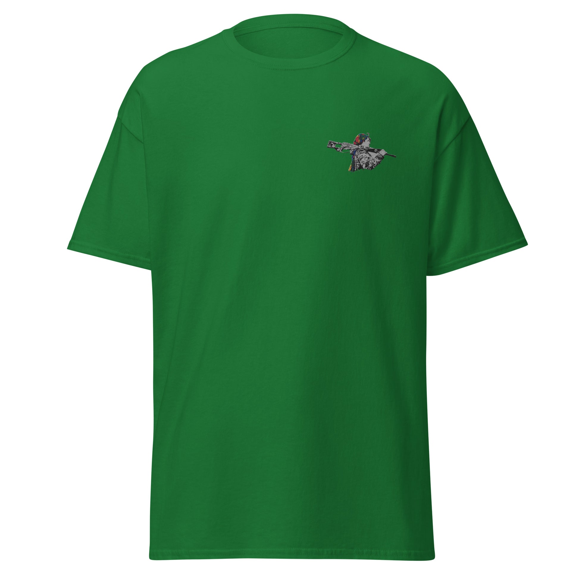 Kurdish Woman Fighter Embroidered T-Shirt | Unisex Tee - Kurdish Identity T-Shirt | MarsoniPrint