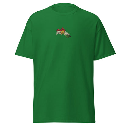 Kurdistan Flag Embroidered T-Shirt | Kurdish Unisex Tee - Kurdish Identity T-Shirt | MarsoniPrint